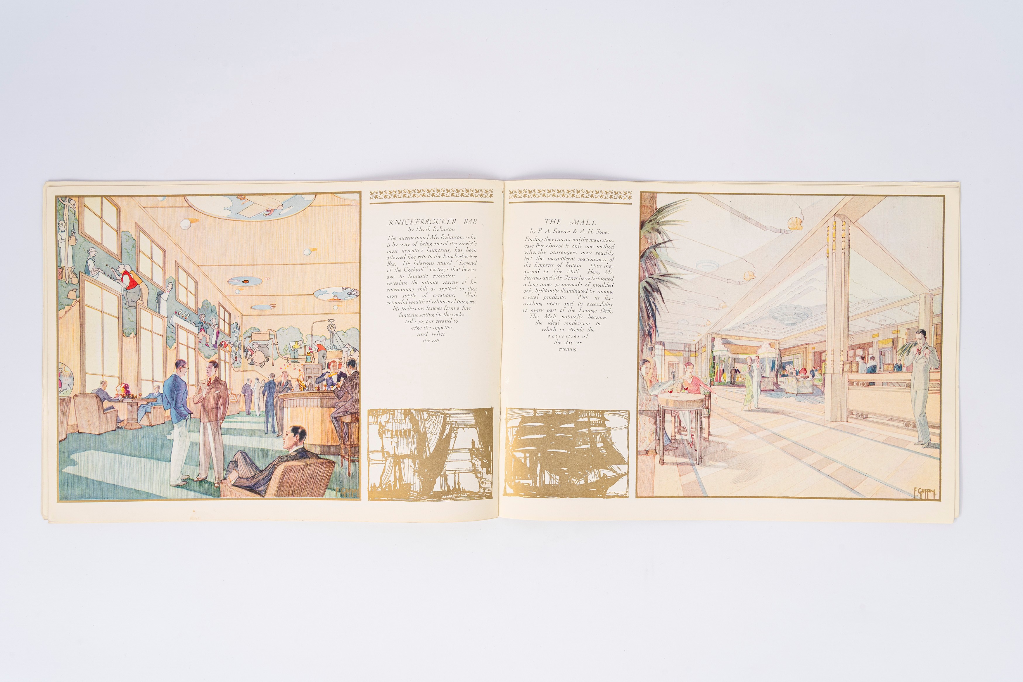 finarte, Tre cataloghi illustrativi dei transatlantici Queen Mary, Queen Elizabeth, Empress of Br...