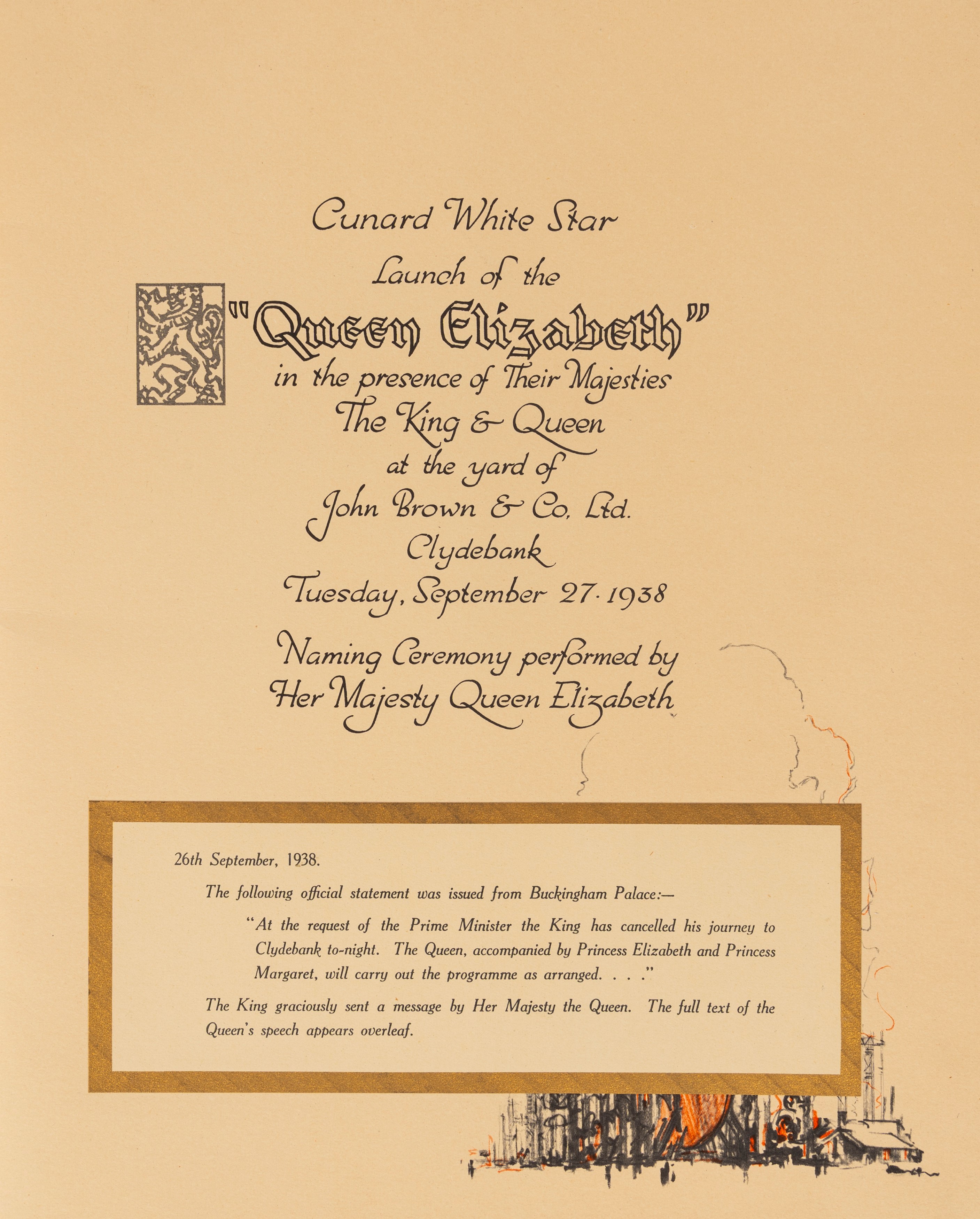 finarte, Tre cataloghi illustrativi dei transatlantici Queen Mary, Queen Elizabeth, Empress of Br...
