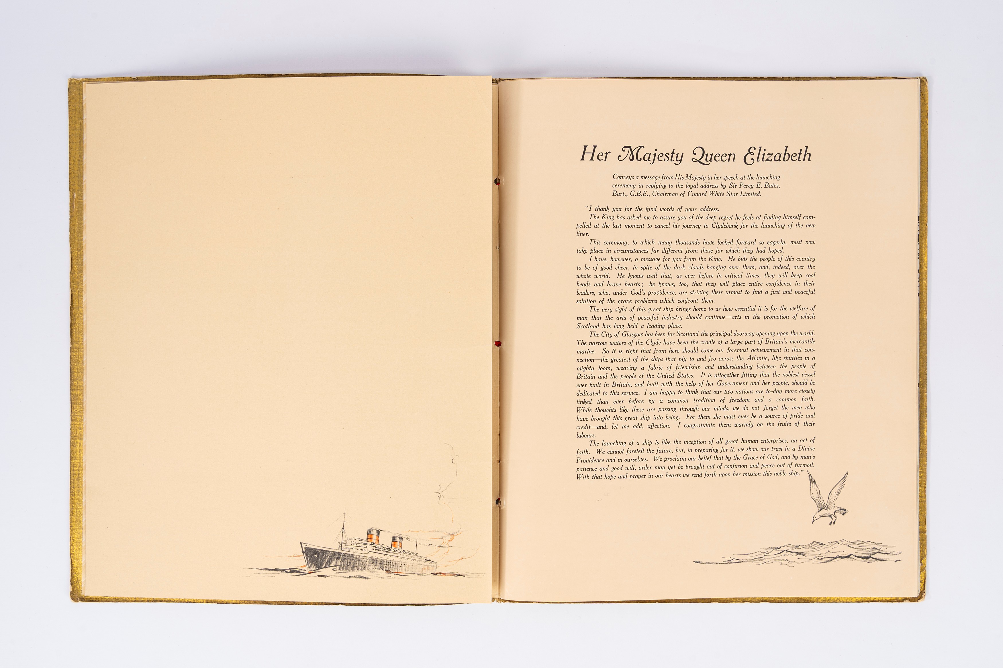 finarte, Tre cataloghi illustrativi dei transatlantici Queen Mary, Queen Elizabeth, Empress of Br...
