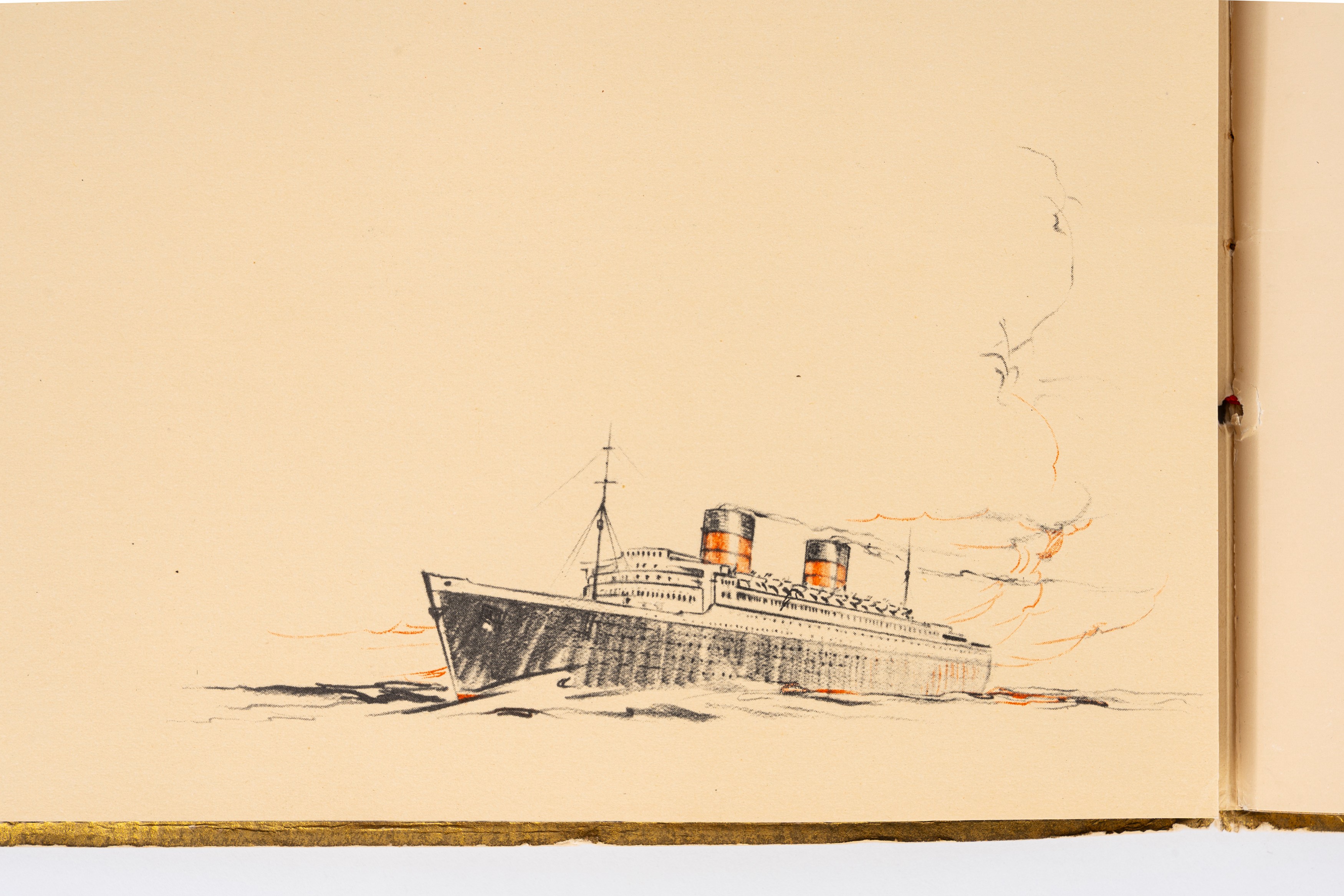 finarte, Tre cataloghi illustrativi dei transatlantici Queen Mary, Queen Elizabeth, Empress of Br...