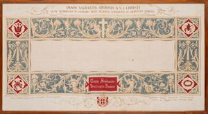 Ostensione Sacra Sindone - 1898