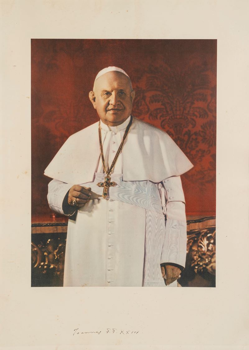 Papa GIOVANNI XXIII (Angelo Giuseppe Roncalli, Sotto il Monte, Bergamo 1881 – Città del Vaticano ...