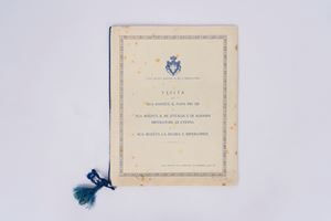 Stato Pontificio - Regno d'Italia - Visita PIO XII a Re VEIII
