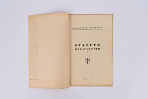 Democrazia Cristiana &ndash; Statuto del Partito, Roma 1948