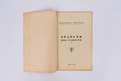 Libretto dello Statuto della Democrazia Cristiana (DC), Roma 1948