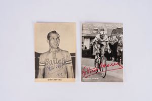 Foto autografe Gino Bartali, Adorni