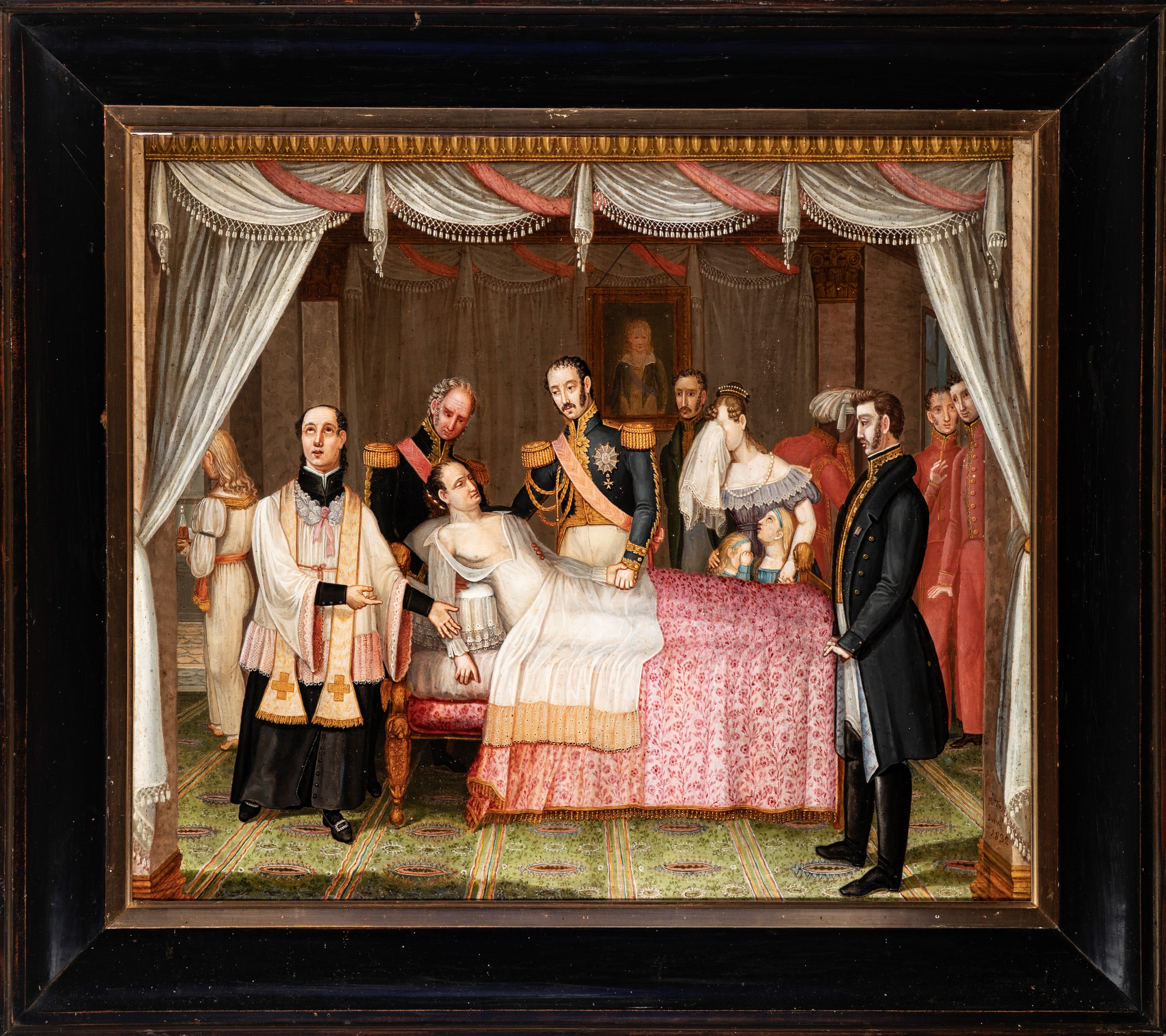 Scuola Italiana, Secolo XIX - La Morte di Napoleone Bonaparte