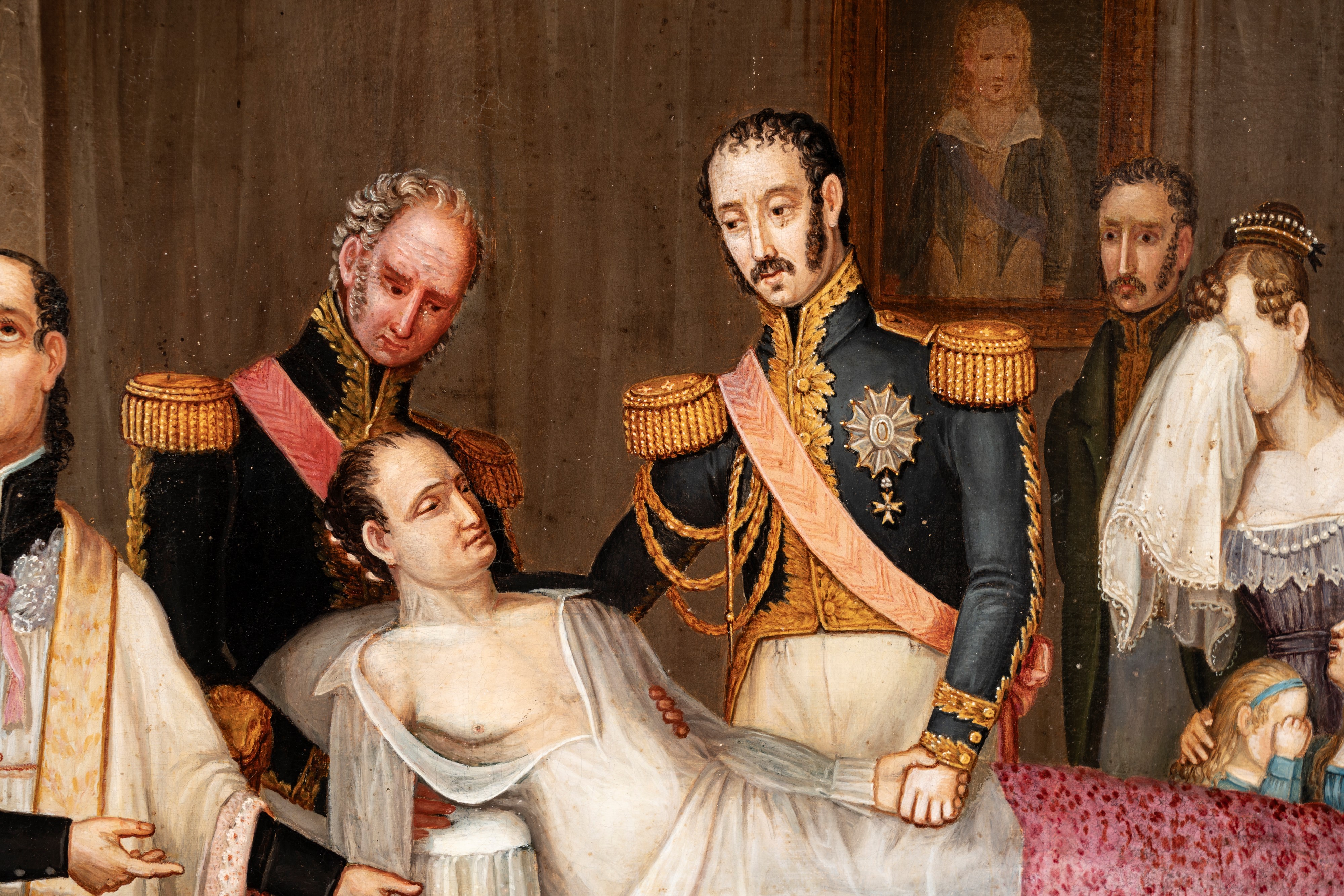 Scuola Italiana, Secolo XIX - La Morte di Napoleone Bonaparte