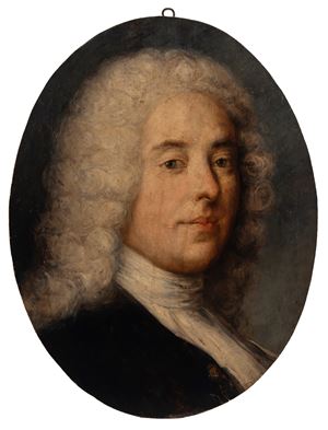 Portrait of a gentleman in a white tailcoat