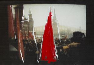 Schifano Mario - Senza titolo (Monitor), 1990/1997
Acrili