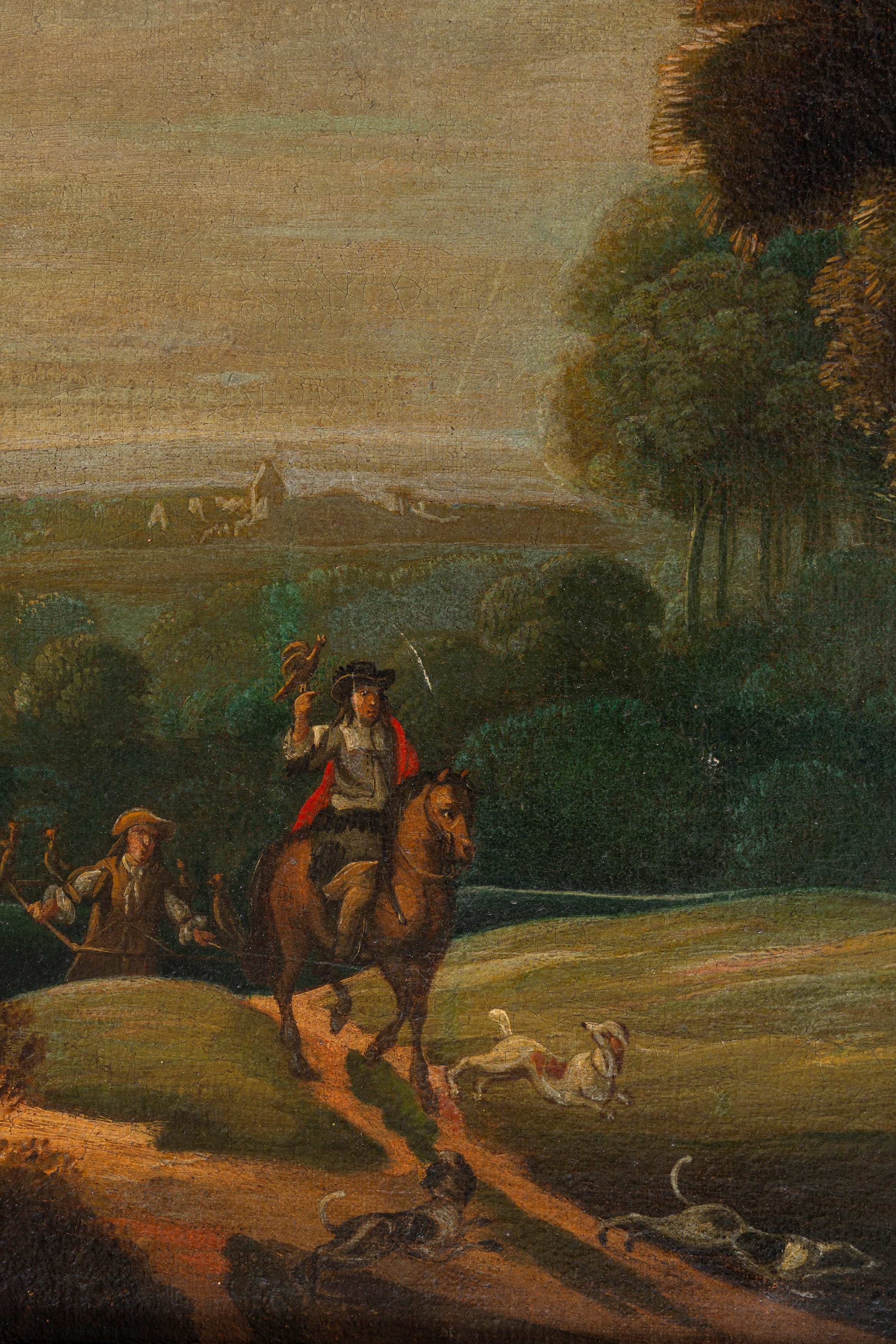Paesaggio con cacciatori