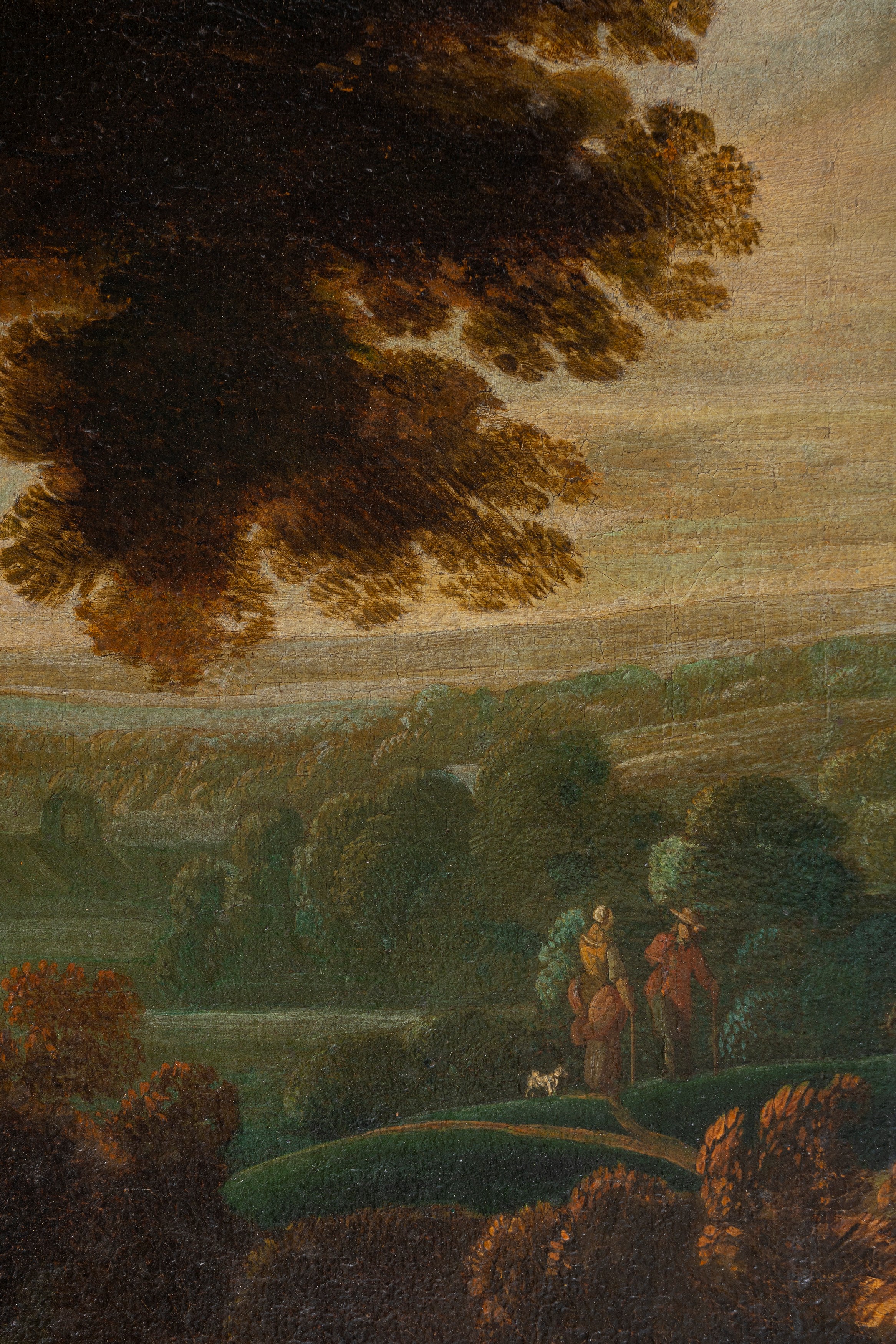 Paesaggio con cacciatori
