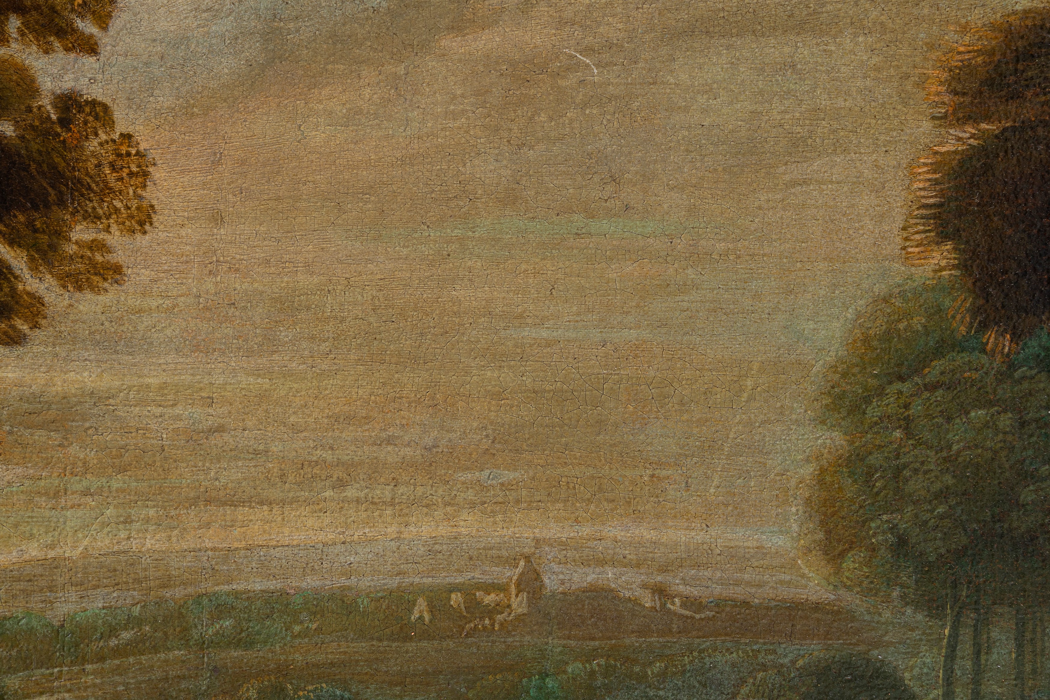 Paesaggio con cacciatori