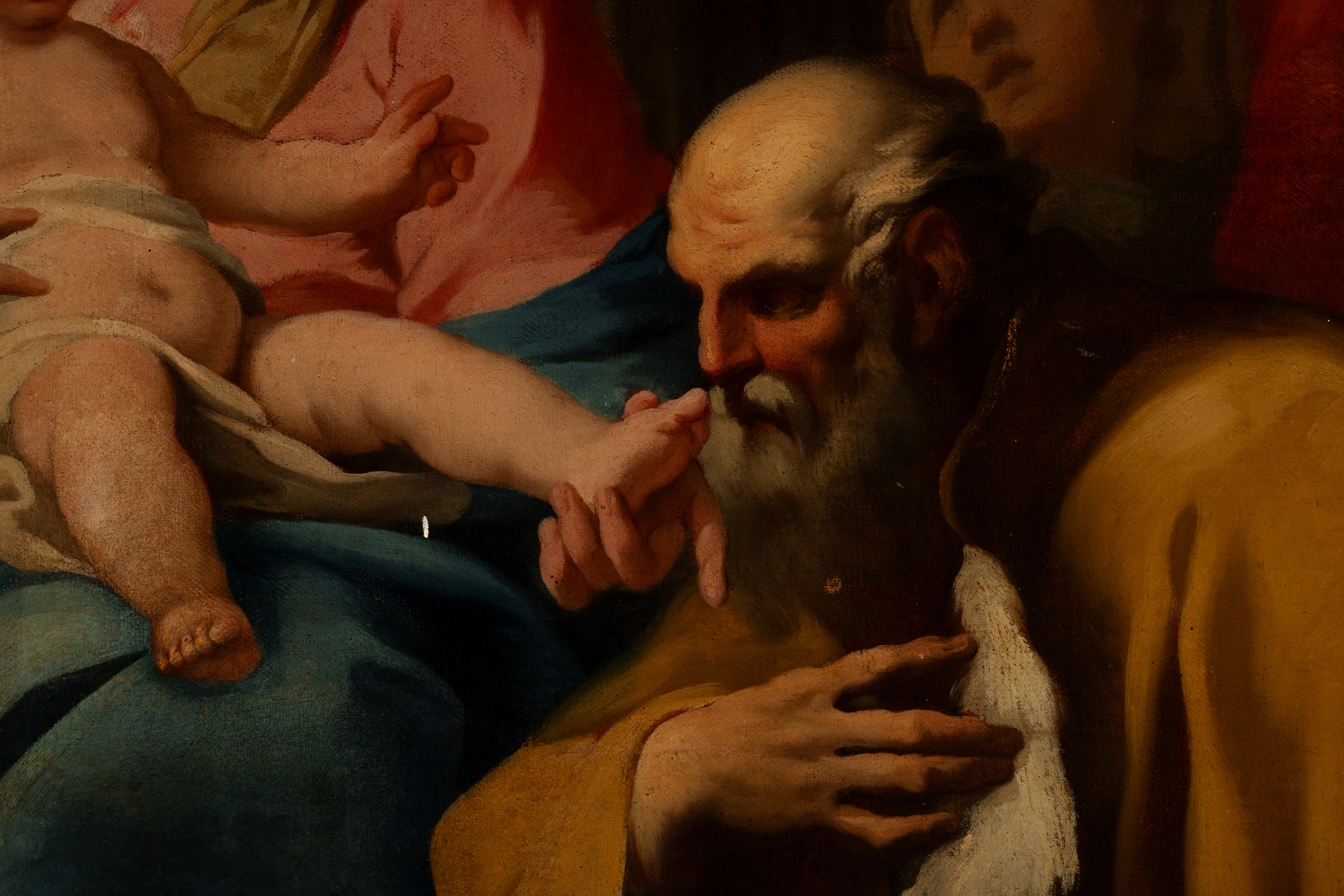 Attribuito Ad Antonio Balestra (verona 1666 - 1740) - Jacopo Amigoni (attribuito), Adorazione dei...