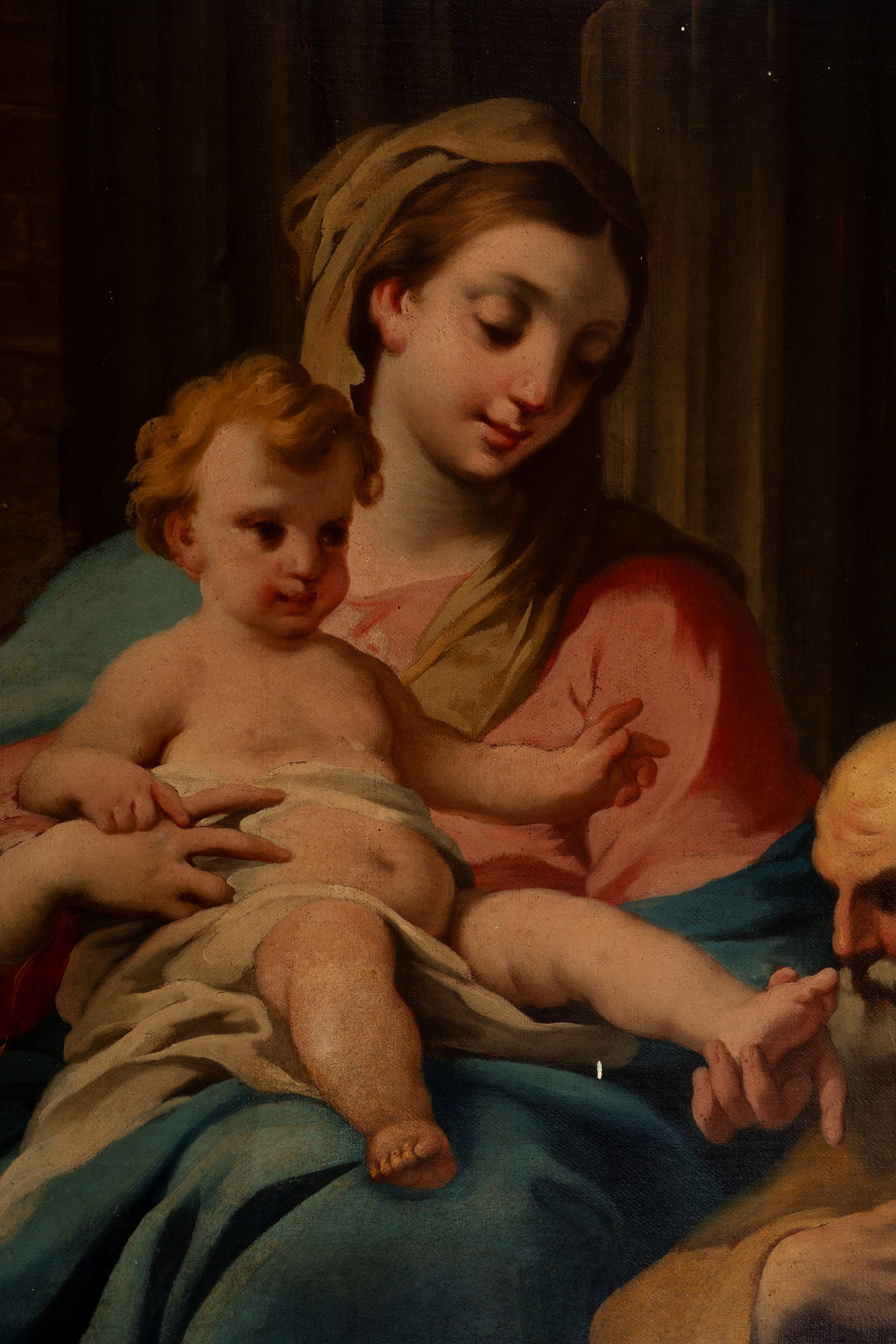 Attribuito Ad Antonio Balestra (verona 1666 - 1740) - Jacopo Amigoni (attribuito), Adorazione dei...