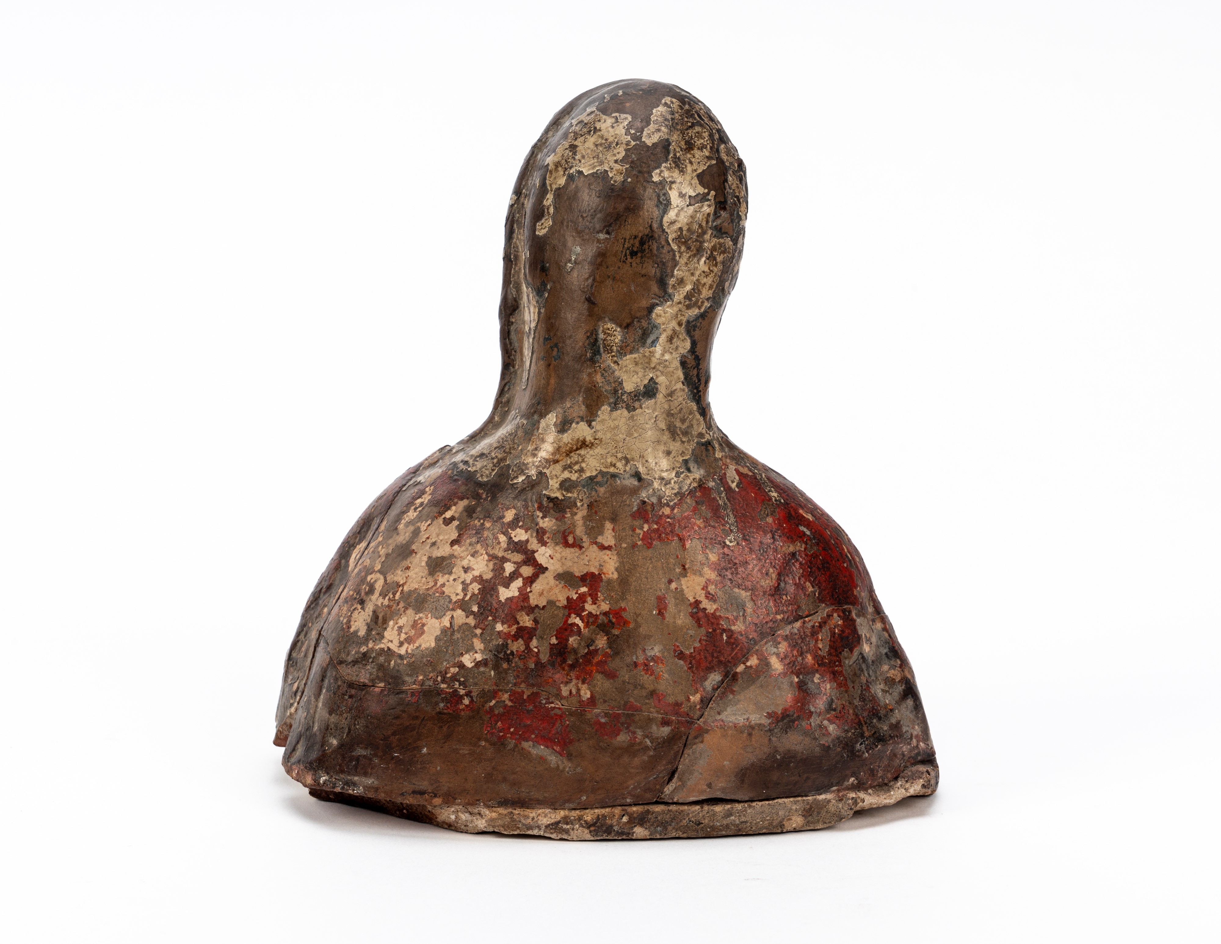 Busto della Vergine, terracotta policroma, XIX secolo