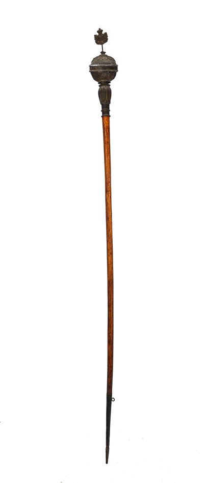 Stendardo processionale, XIX secolo, altezza 180 cm