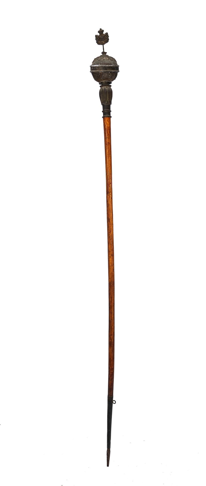 Stendardo processionale, XIX secolo, altezza 180 cm