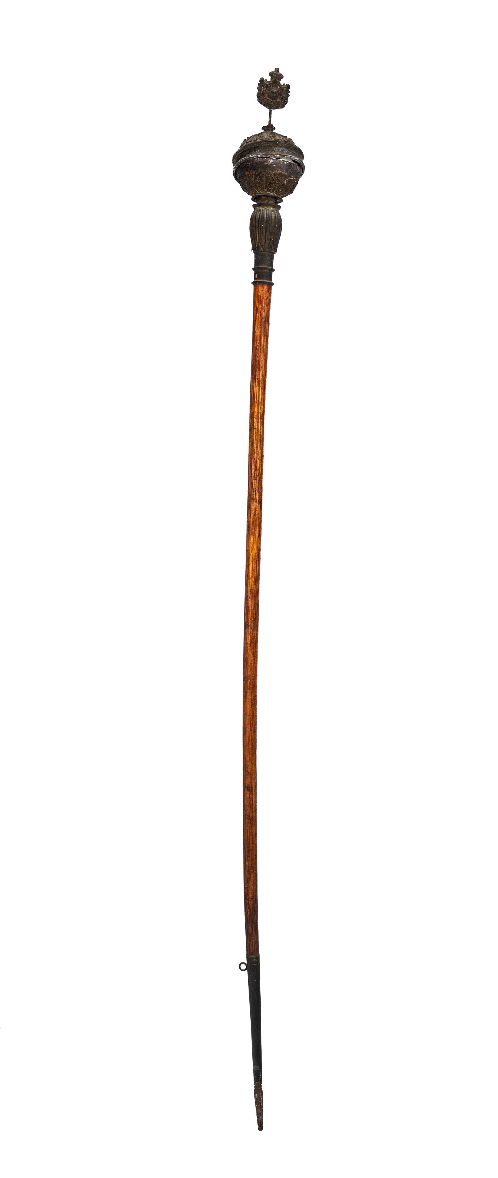 Stendardo processionale, XIX secolo, altezza 180 cm