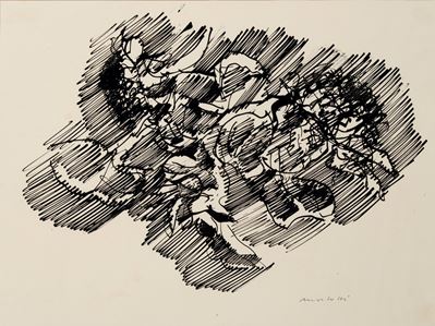 Girasoli (china su carta), 1972