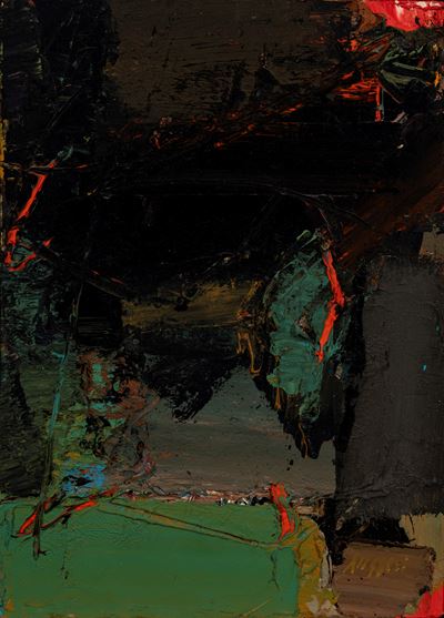 Il dirupo n. 2, olio su tela (1982)