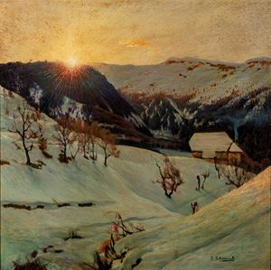 Alba invernale a Canzo