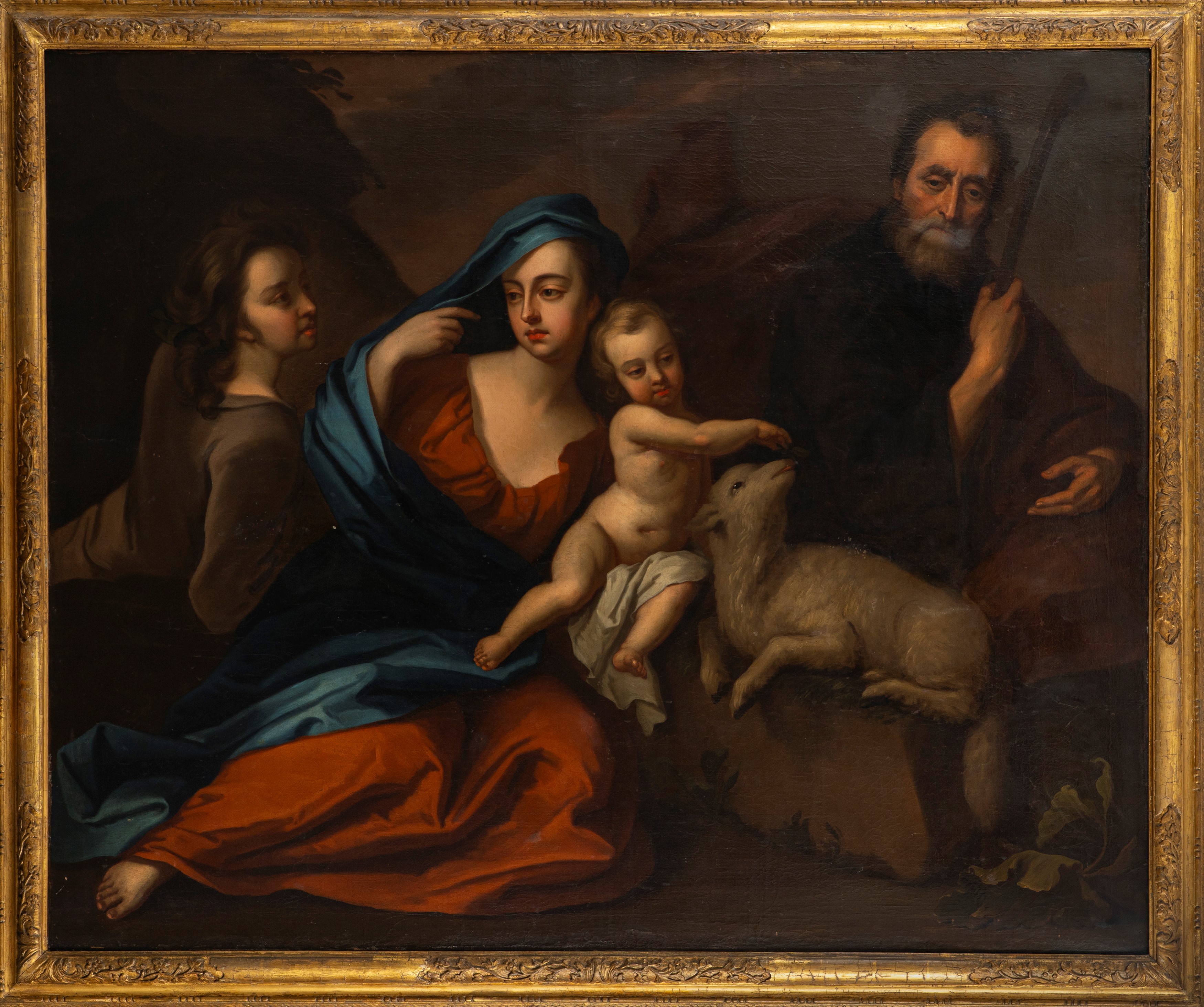 Godfrey Kneller - Sacra Famiglia in un paesaggio, olio su tela
