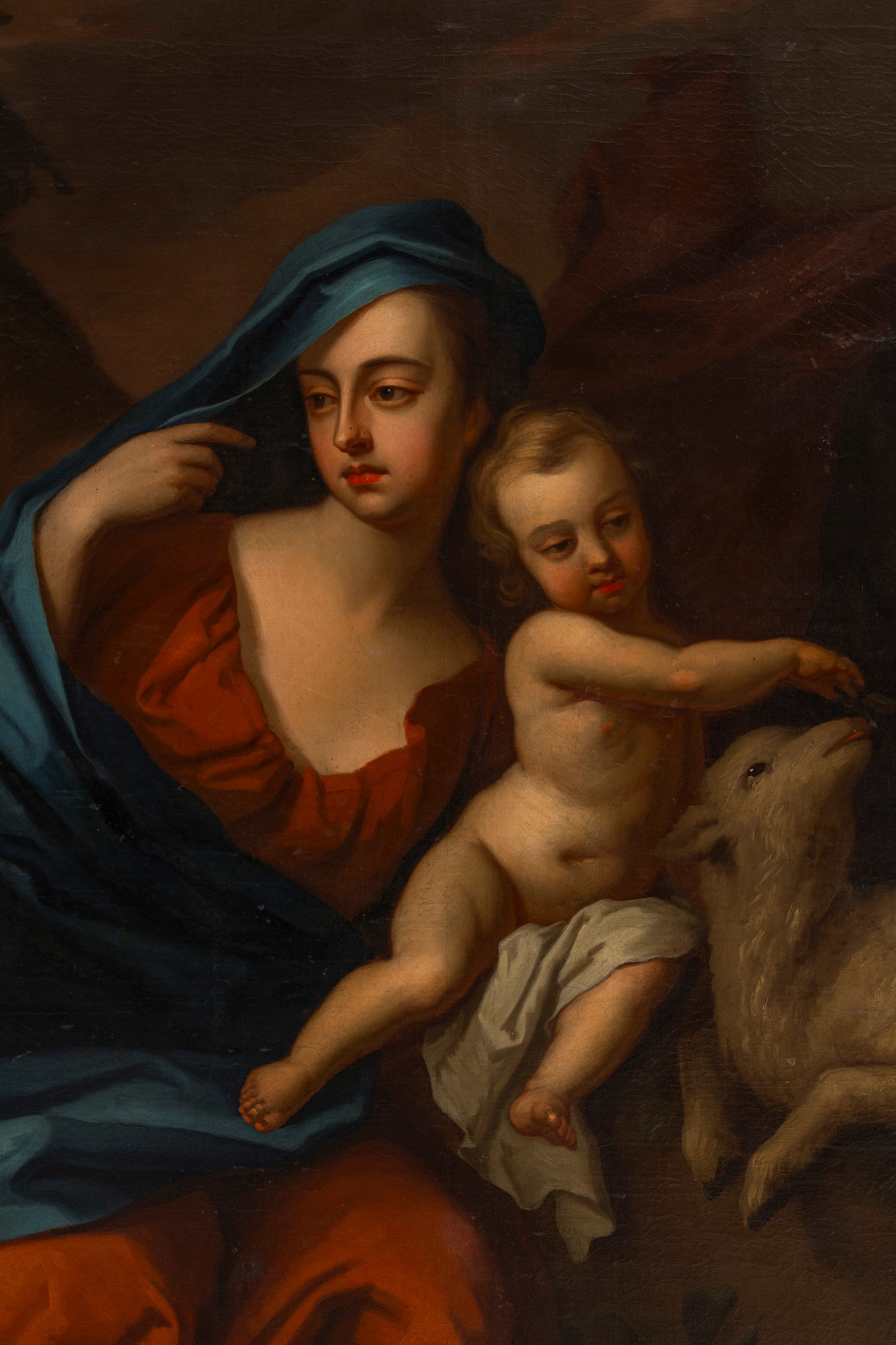 Godfrey Kneller - Sacra Famiglia in un paesaggio, olio su tela