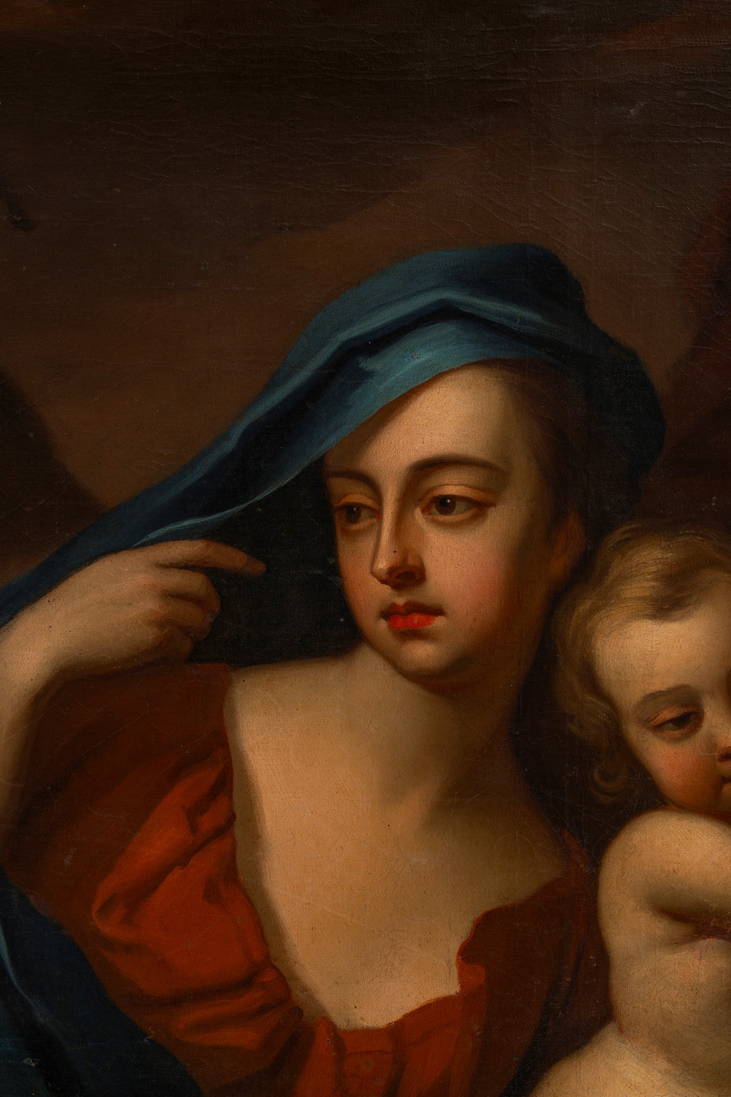 Godfrey Kneller - Sacra Famiglia in un paesaggio, olio su tela
