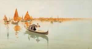 Venezia, in gondola