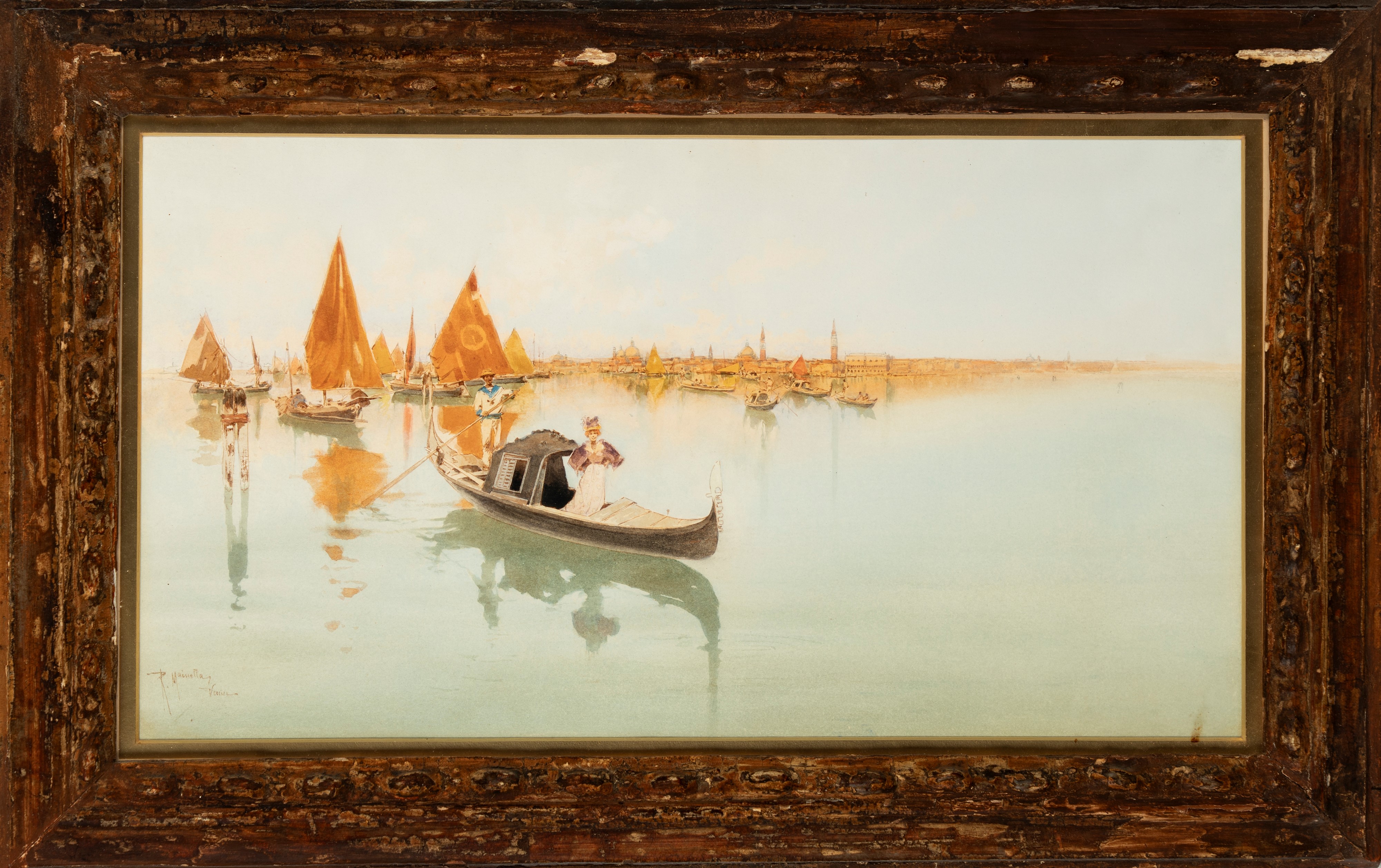 Venezia, in gondola