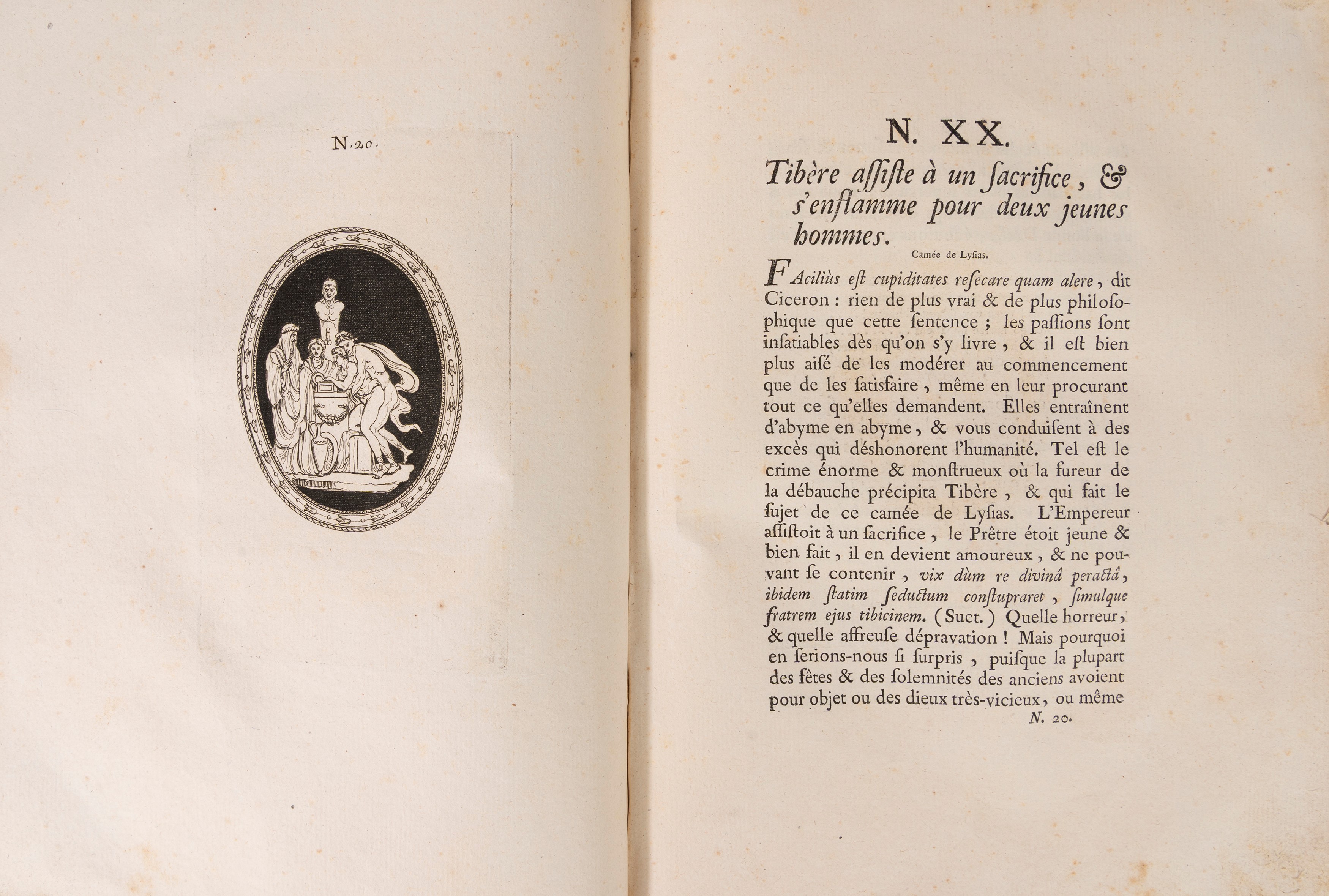 Pierre François Hughes d’Hancarville, Monumens de la vie privée des douze Cesars e Monumens du cu...