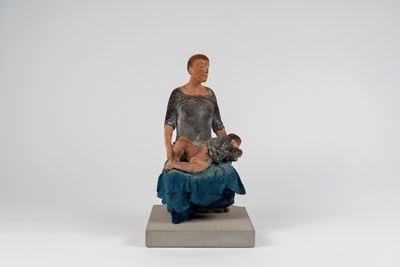A Piero (Mi porto Piero nel nuovo millennio) — bronzo, 2001