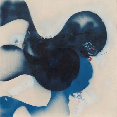 Ingegnere A (Allucinarsi allucinarsi), smalto su tela, 1966