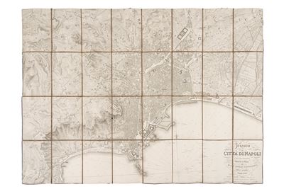 Rilievo topografico di Napoli e dei suoi contorni, 1828