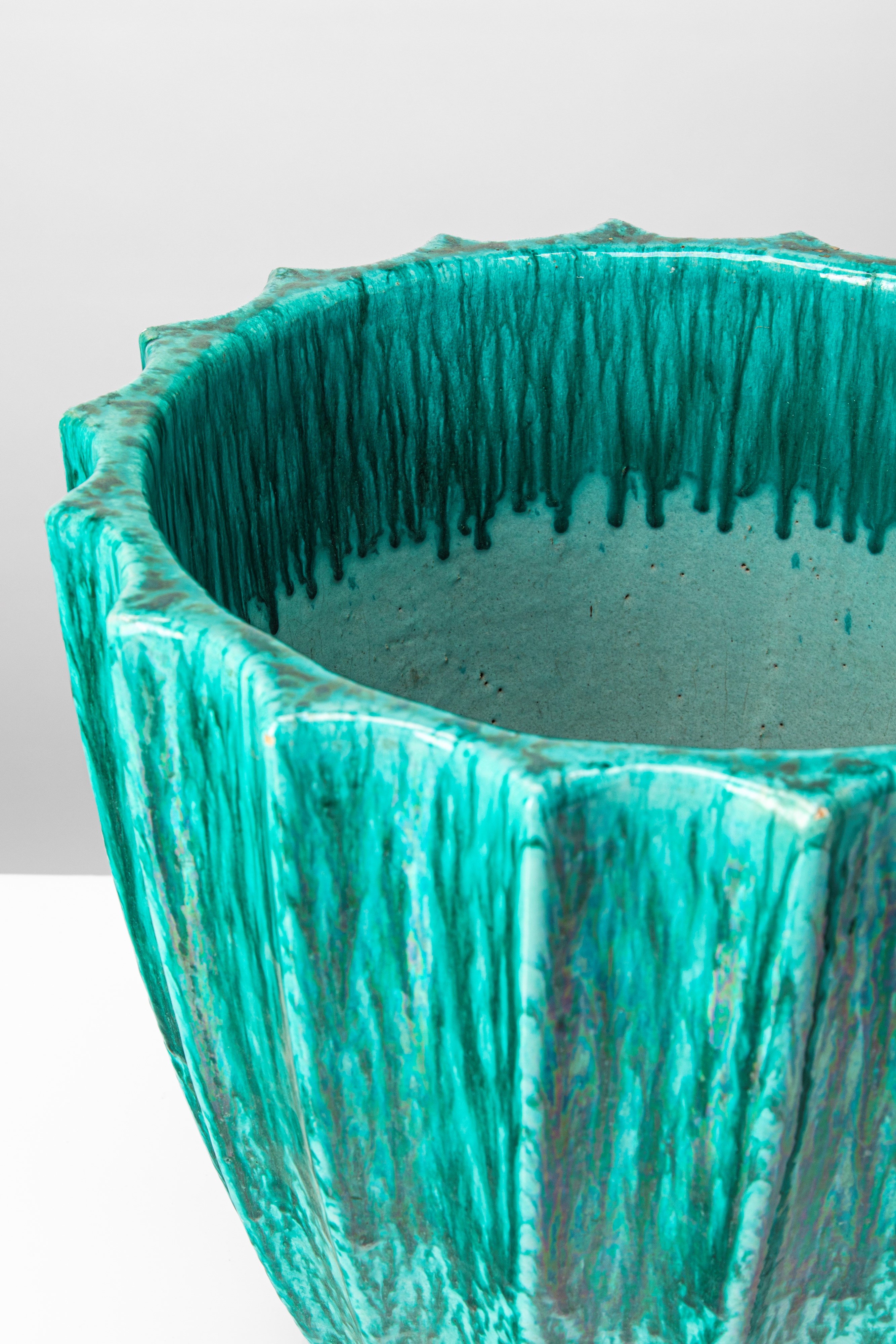 Giuseppe Mazzotti - Grande vaso in ceramica smaltata
