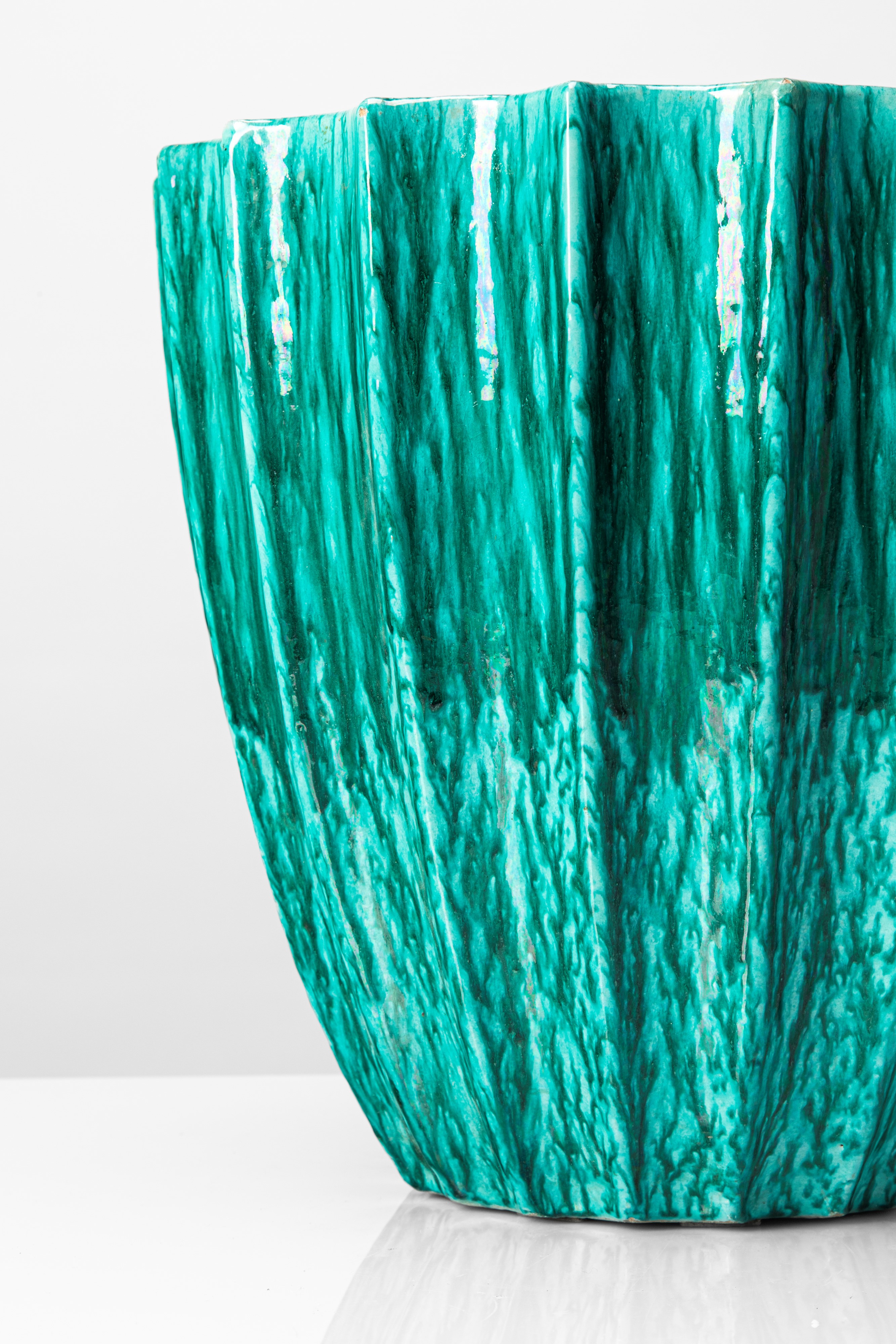 Giuseppe Mazzotti - Grande vaso in ceramica smaltata