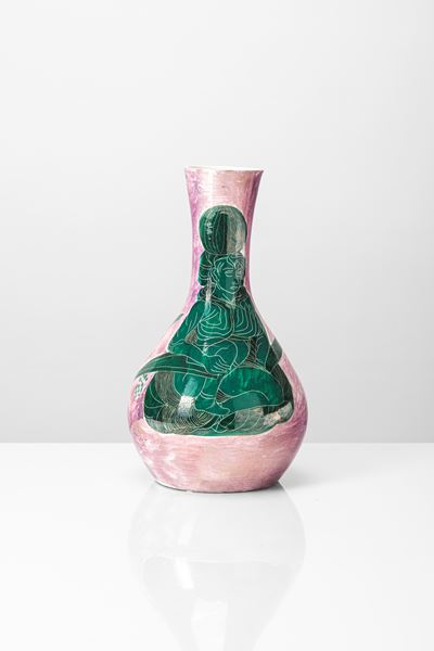 Vaso in ceramica smaltata (1953)