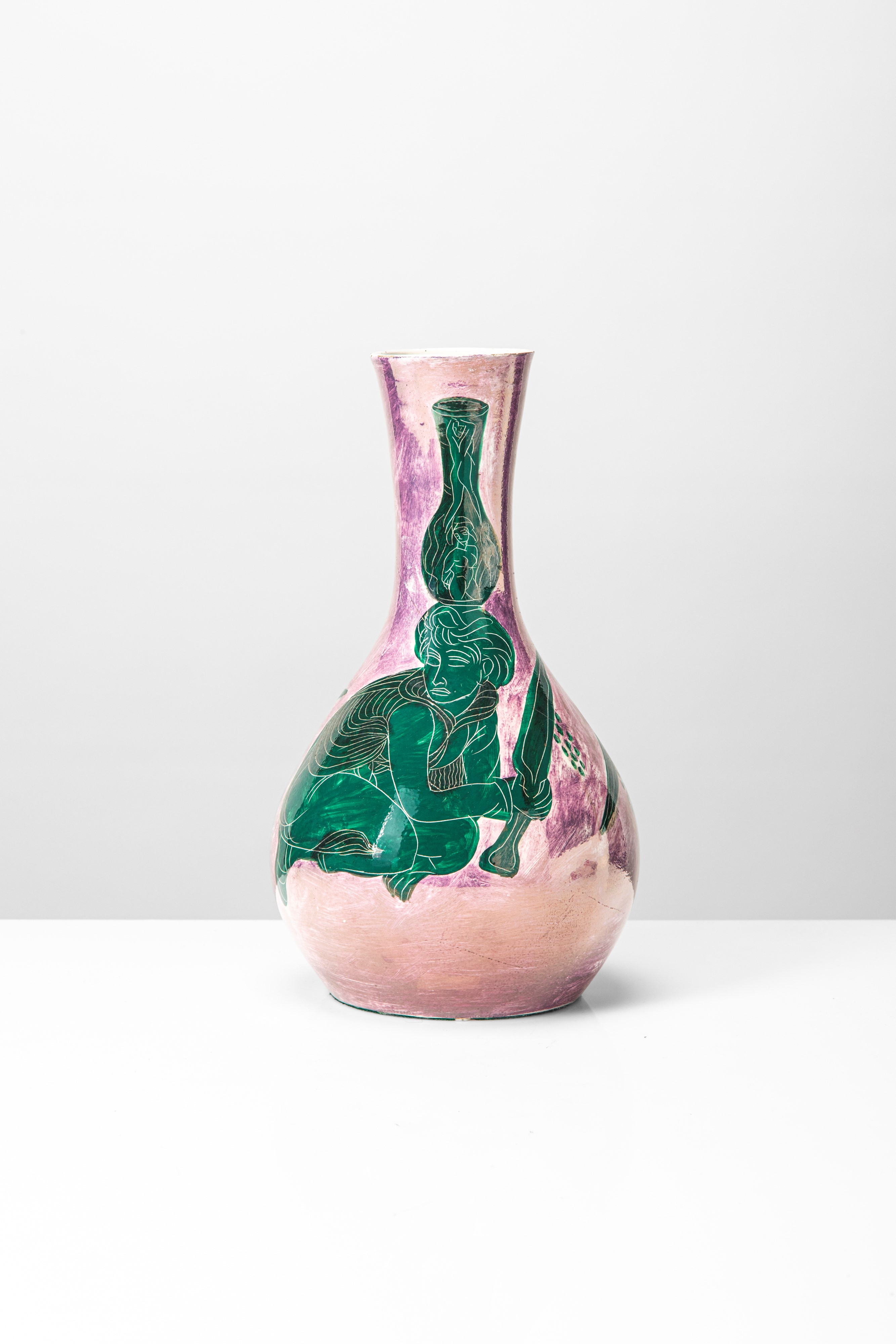 Antonio Zancanaro - Vaso in ceramica smaltata (1953)