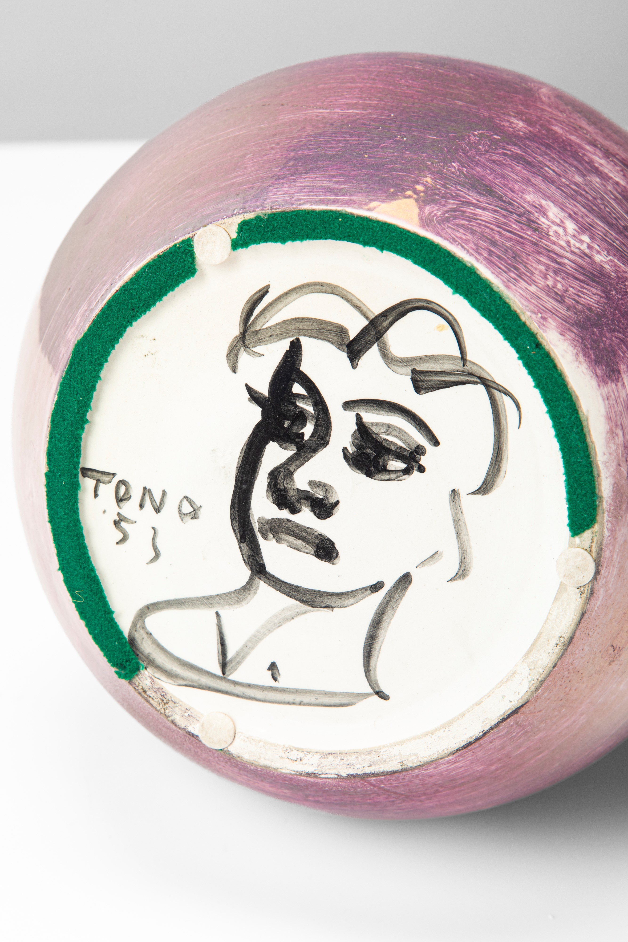 Antonio Zancanaro - Vaso in ceramica smaltata (1953)
