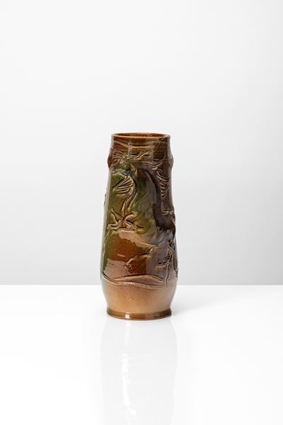 Vaso in ceramica smaltata (San Giorgio, Albisola), 1960 circa