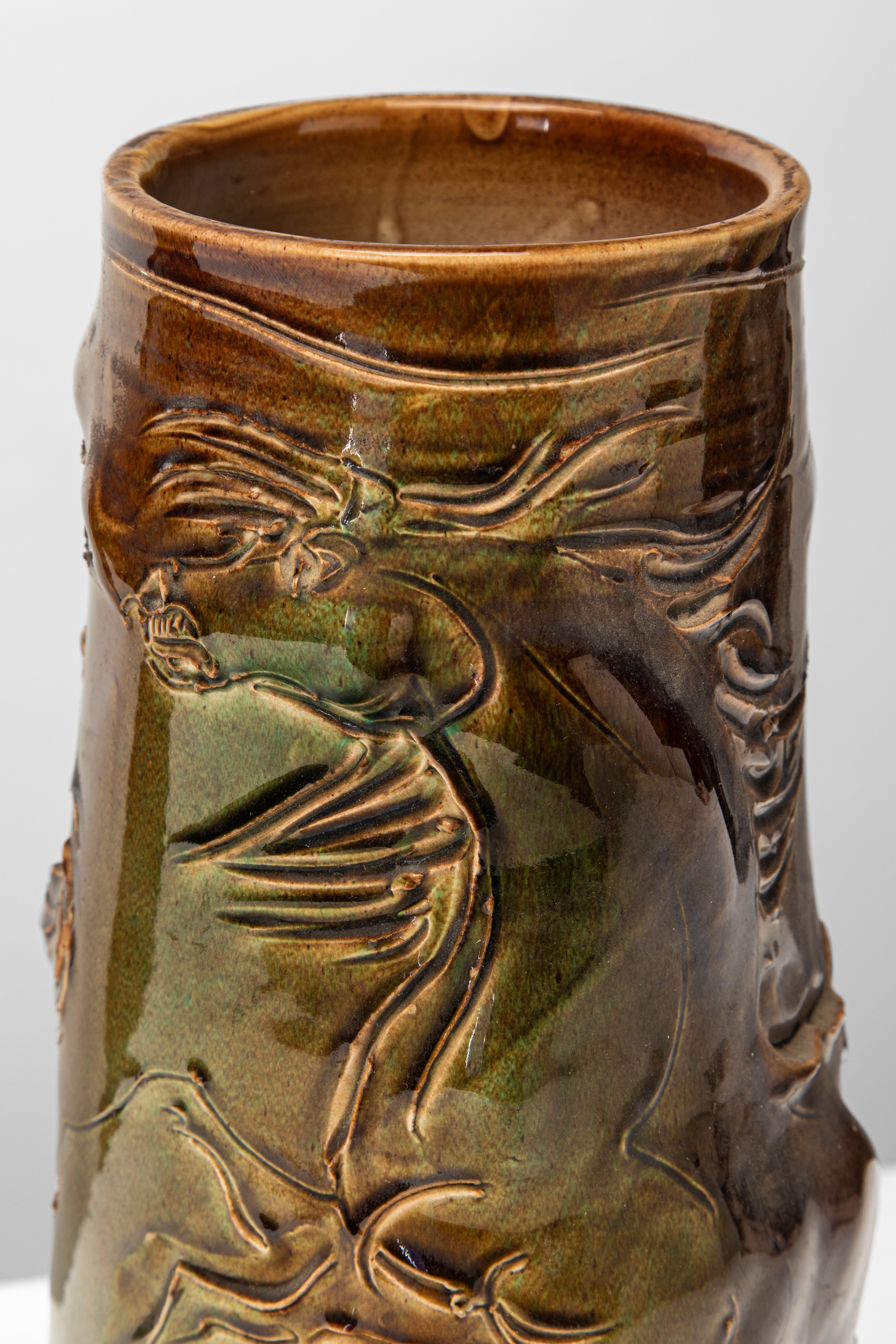 Eliseo Salino - Vaso in ceramica smaltata (San Giorgio, Albisola), 1960 circa