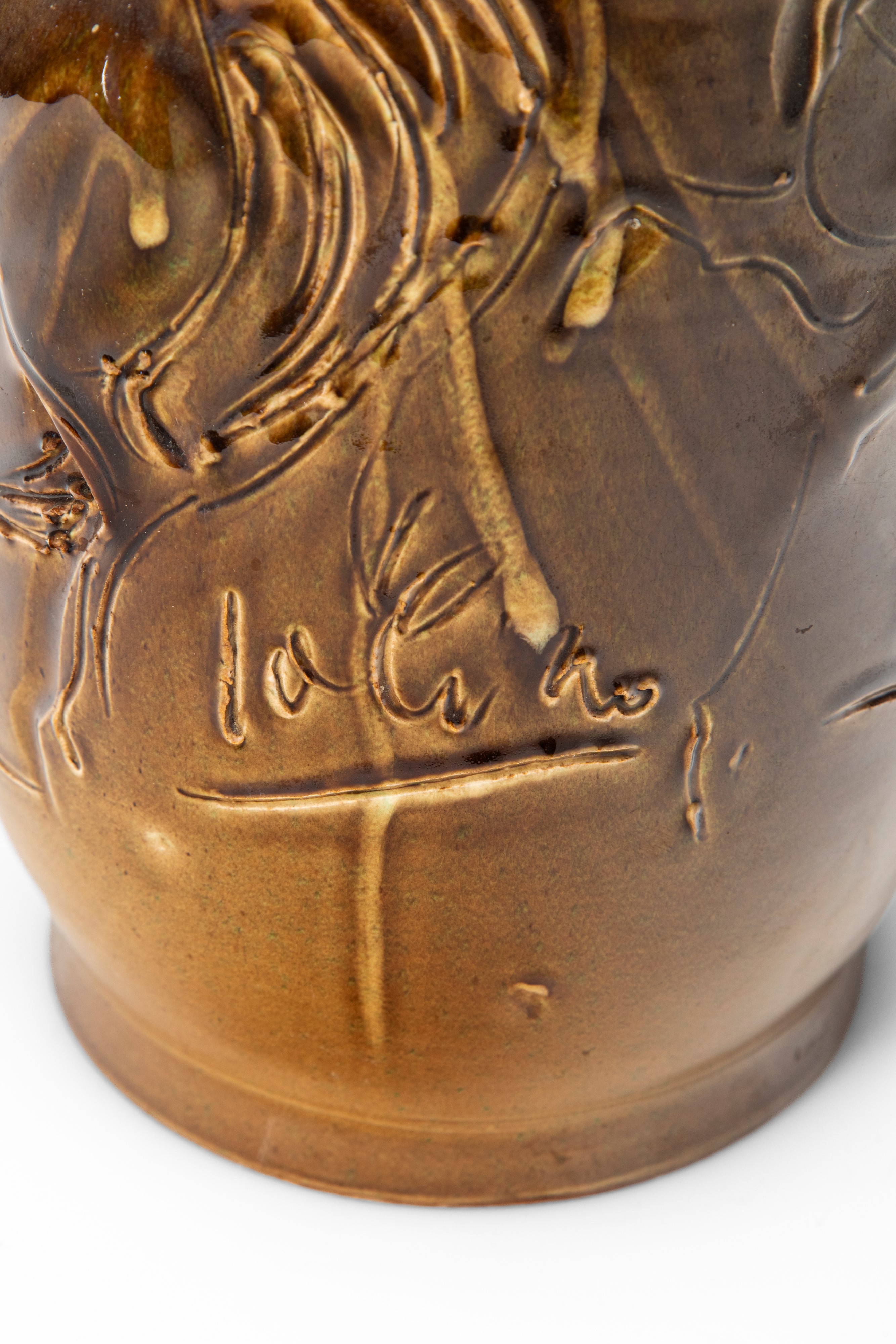 Eliseo Salino - Vaso in ceramica smaltata (San Giorgio, Albisola), 1960 circa