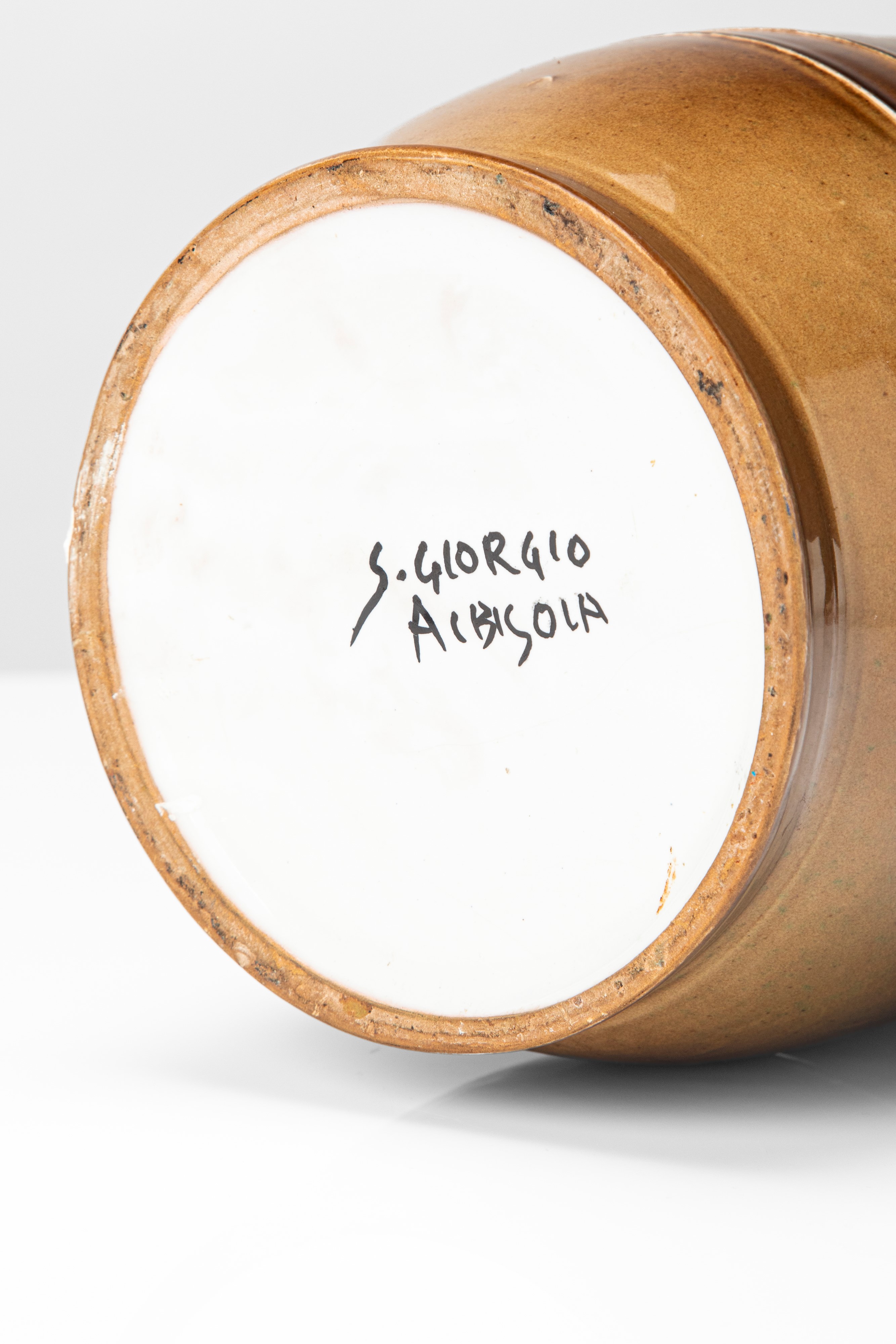 Eliseo Salino - Vaso in ceramica smaltata (San Giorgio, Albisola), 1960 circa