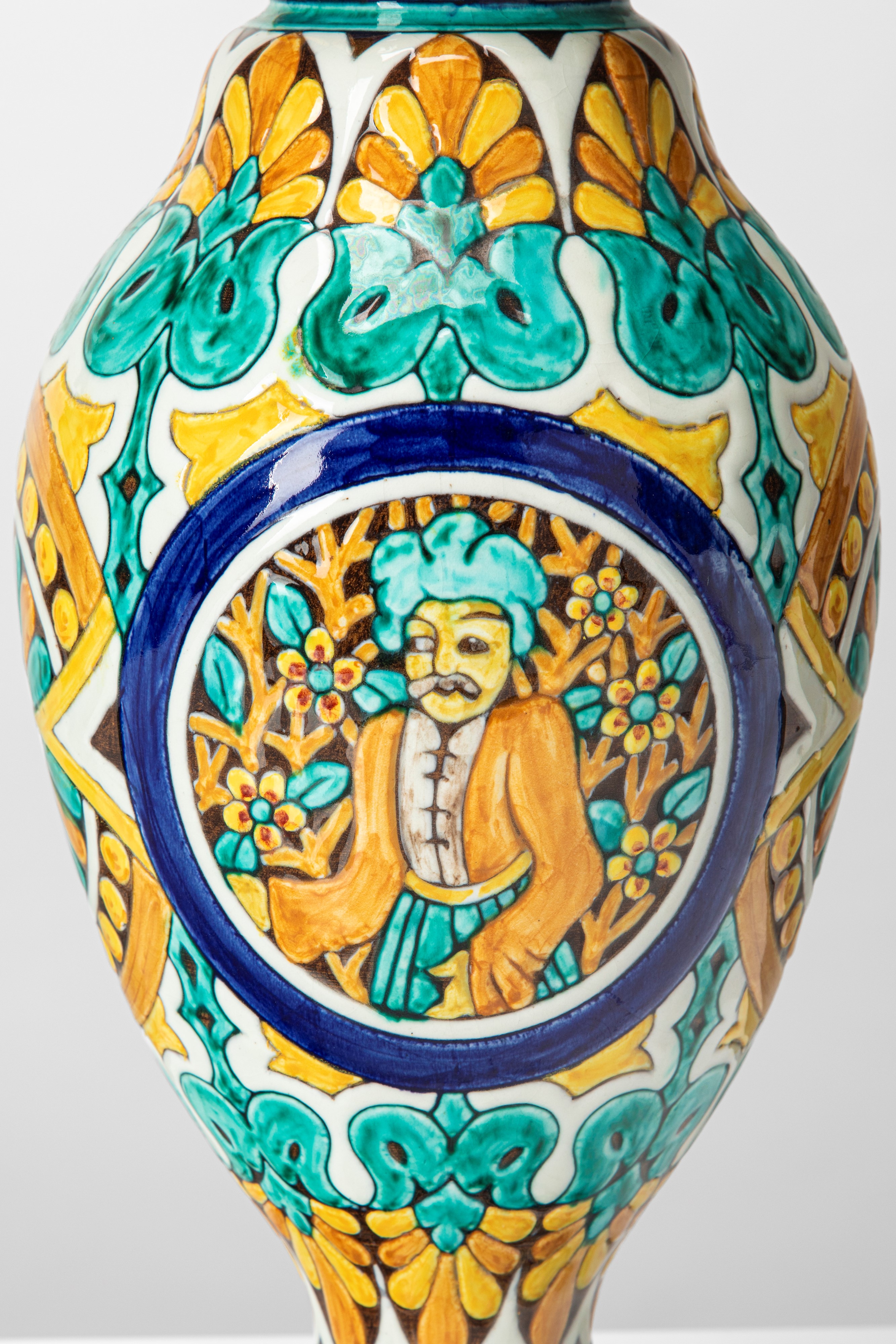 La Fenice - Vaso in ceramica smaltata (Albisola), 1930 circa