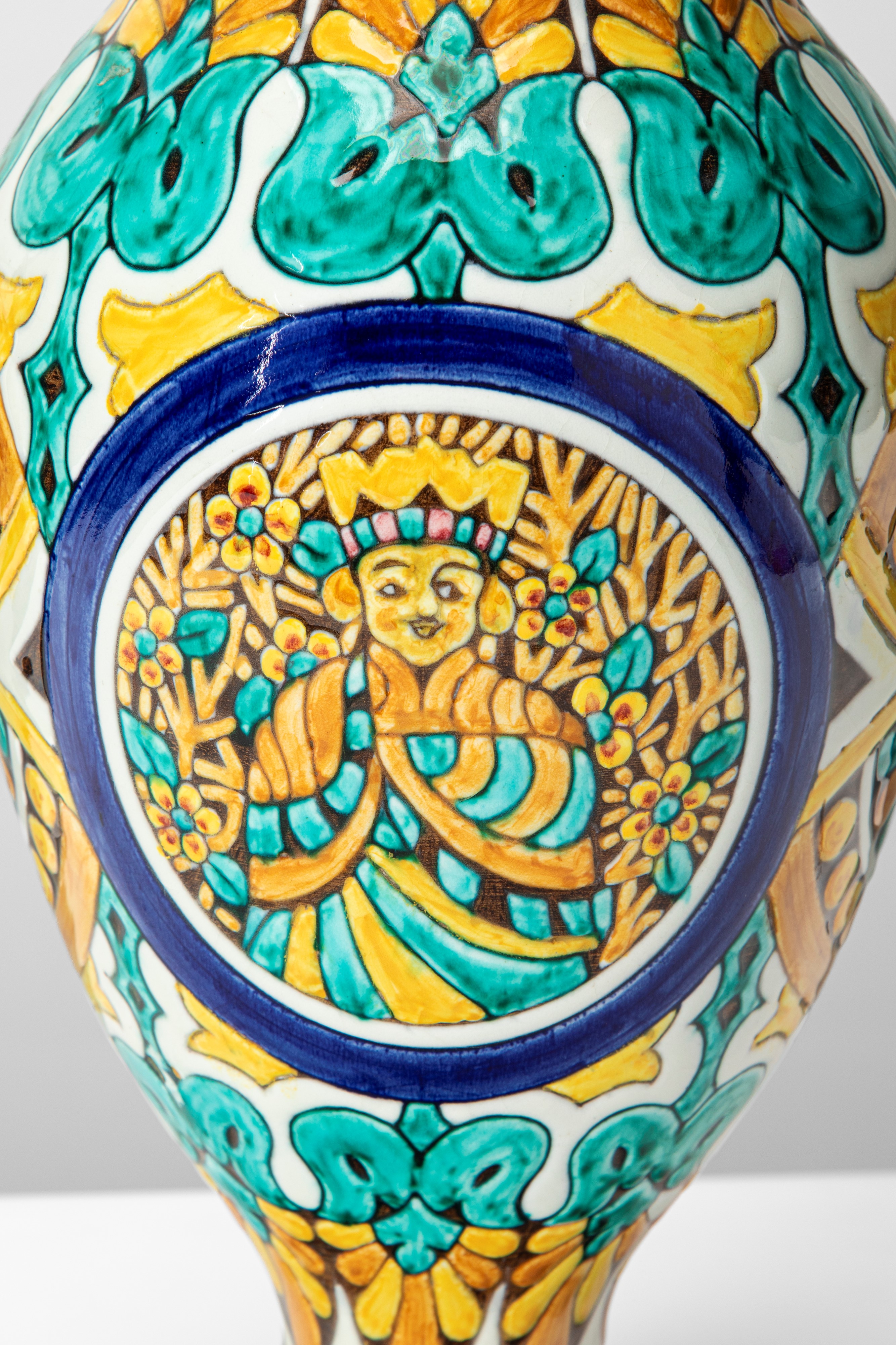 La Fenice - Vaso in ceramica smaltata (Albisola), 1930 circa