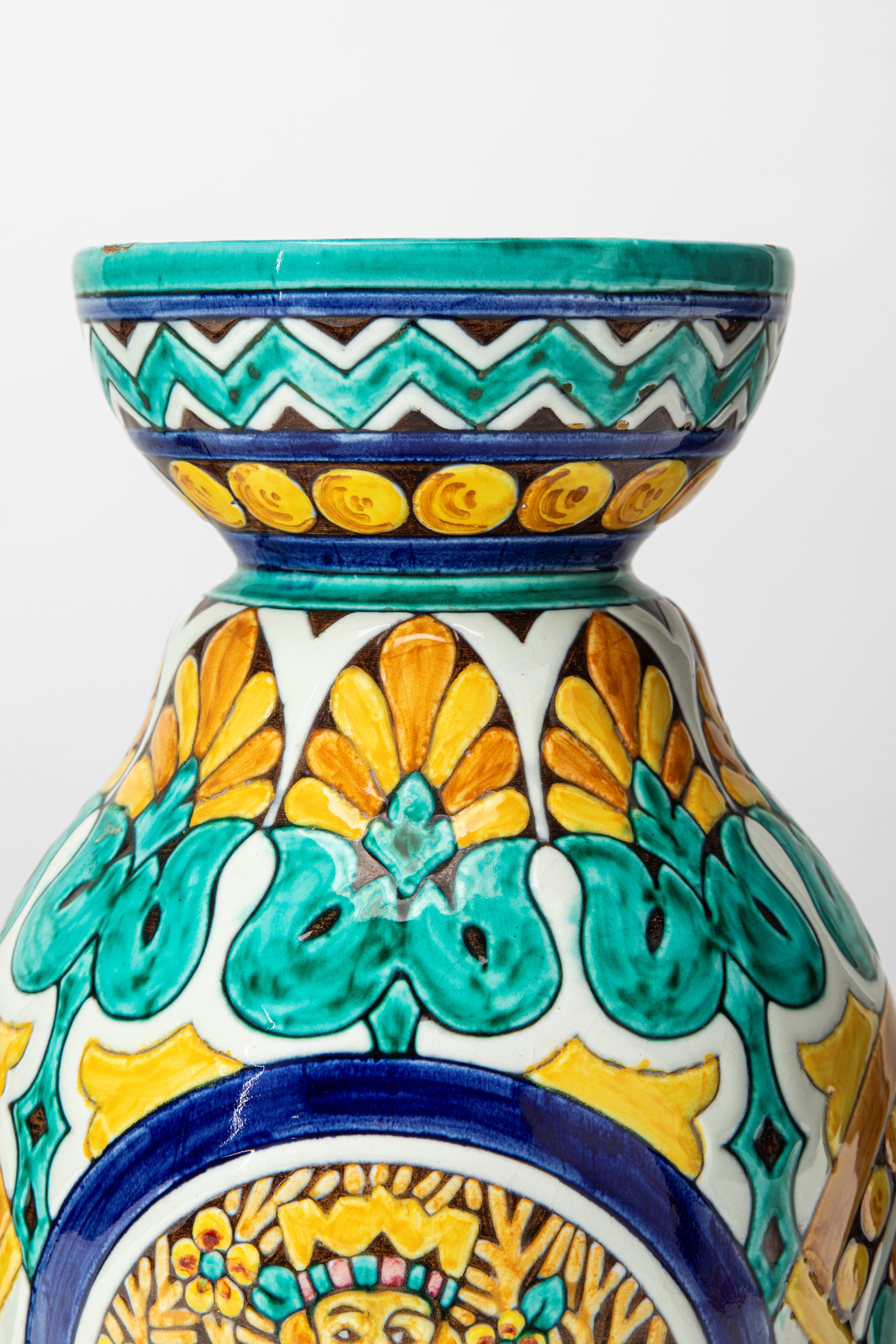La Fenice - Vaso in ceramica smaltata (Albisola), 1930 circa