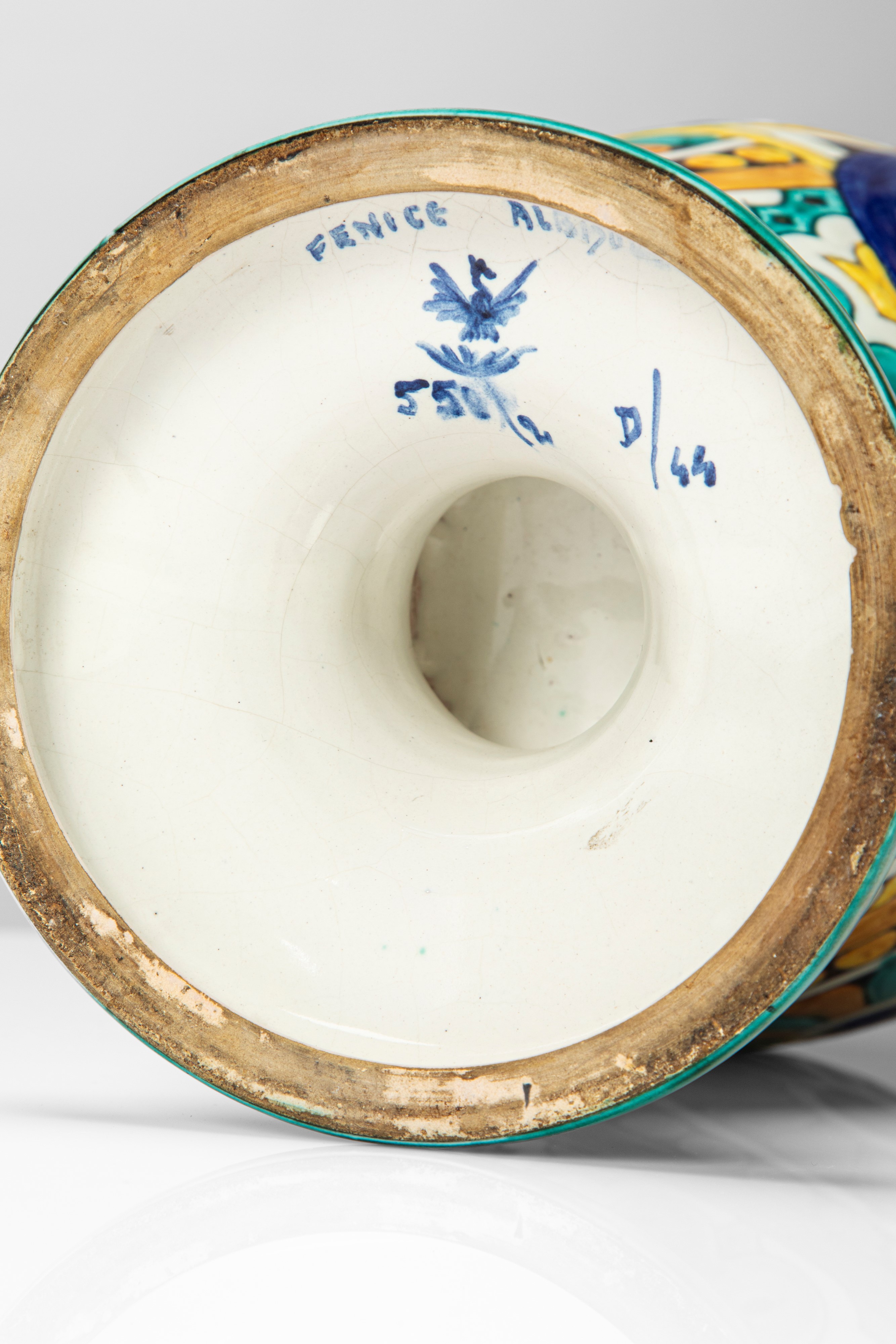 La Fenice - Vaso in ceramica smaltata (Albisola), 1930 circa