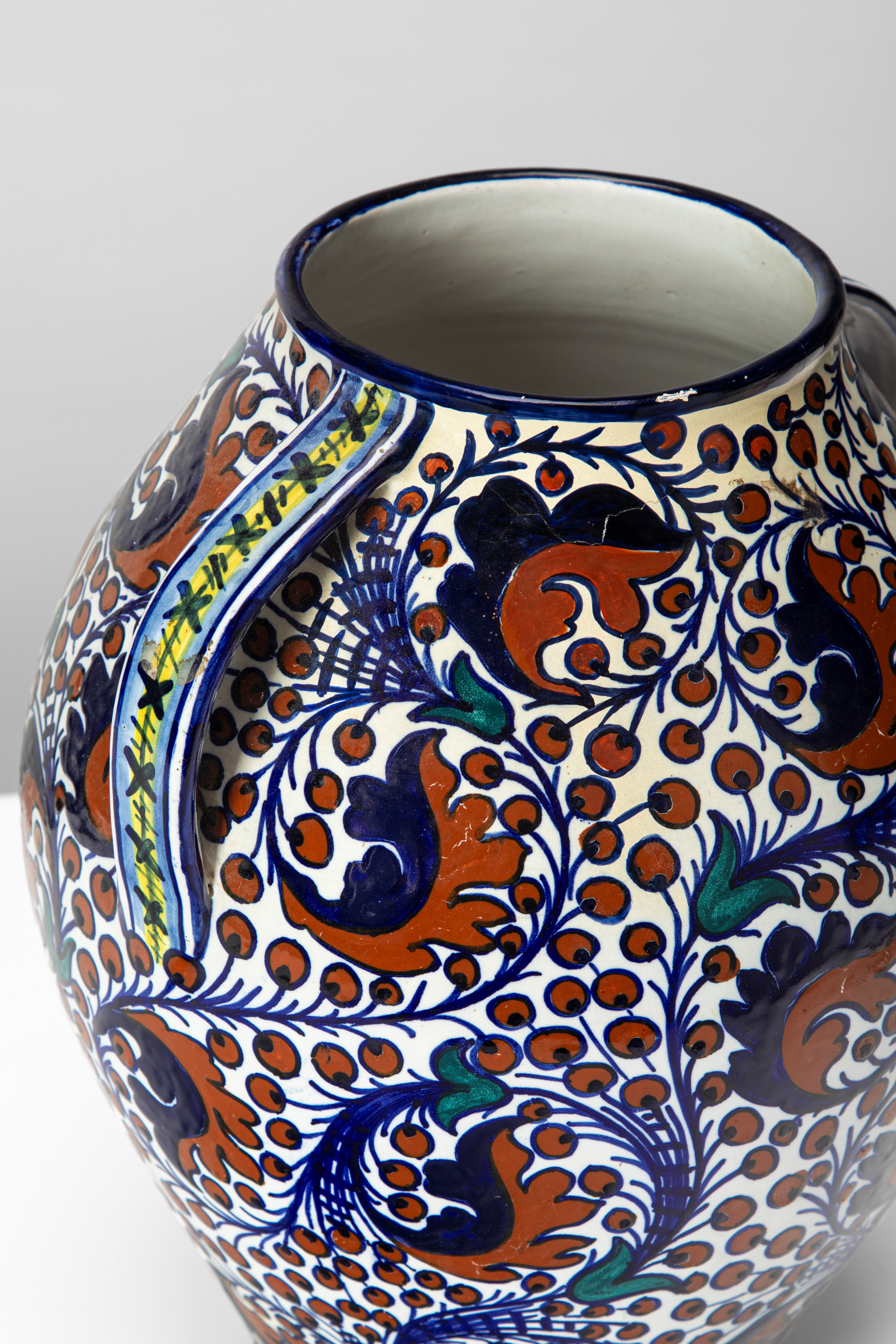 Manifattura Italiana - Vaso, ceramica smaltata (Faenza), 1960 circa