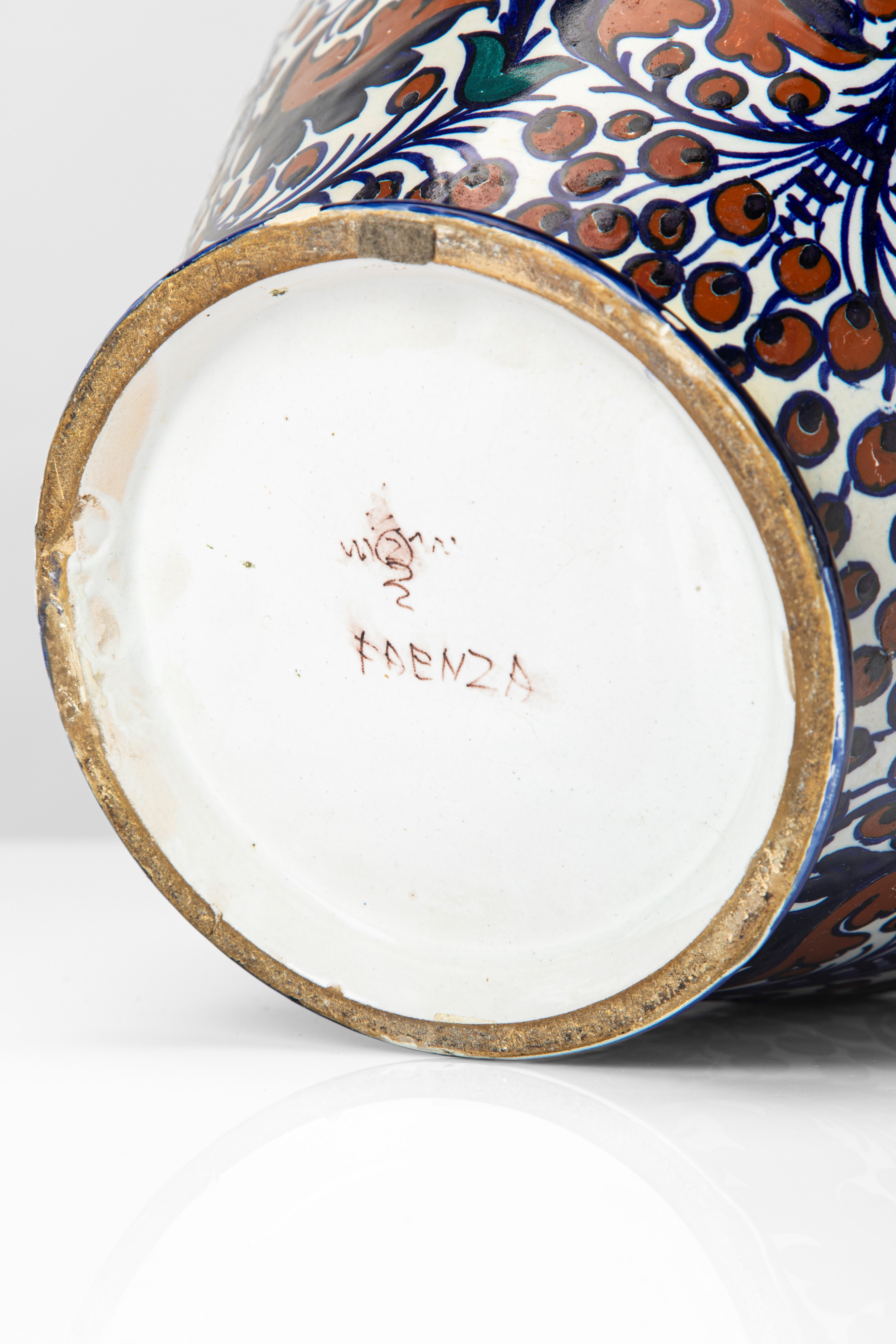 Manifattura Italiana - Vaso, ceramica smaltata (Faenza), 1960 circa